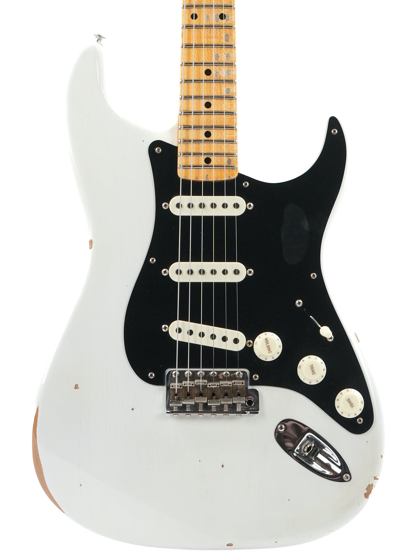 Fender Custom Shop Ancho Poblano Stratocaster Olympic White Relic 2023