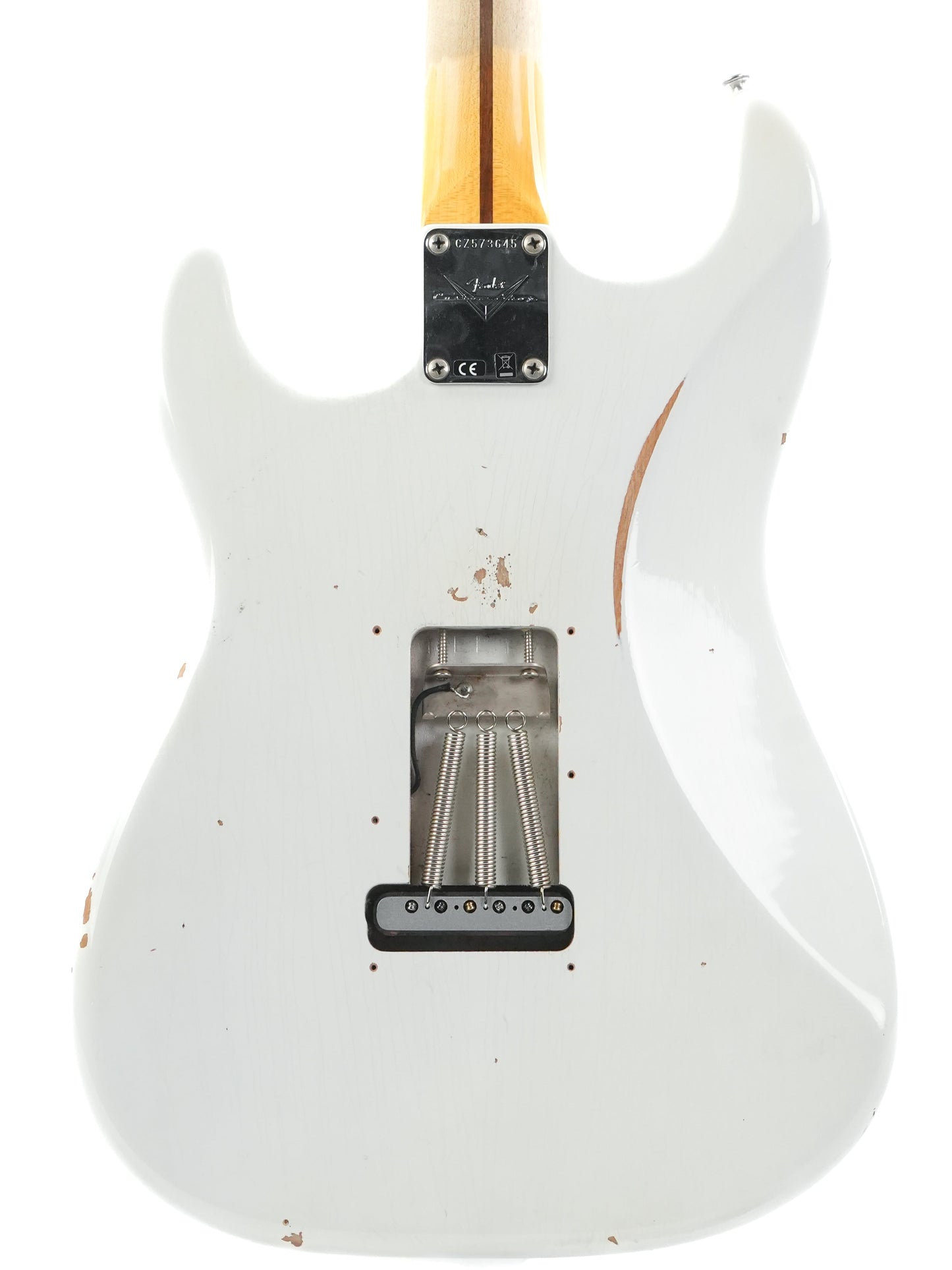 Fender Custom Shop Ancho Poblano Stratocaster Olympic White Relic 2023