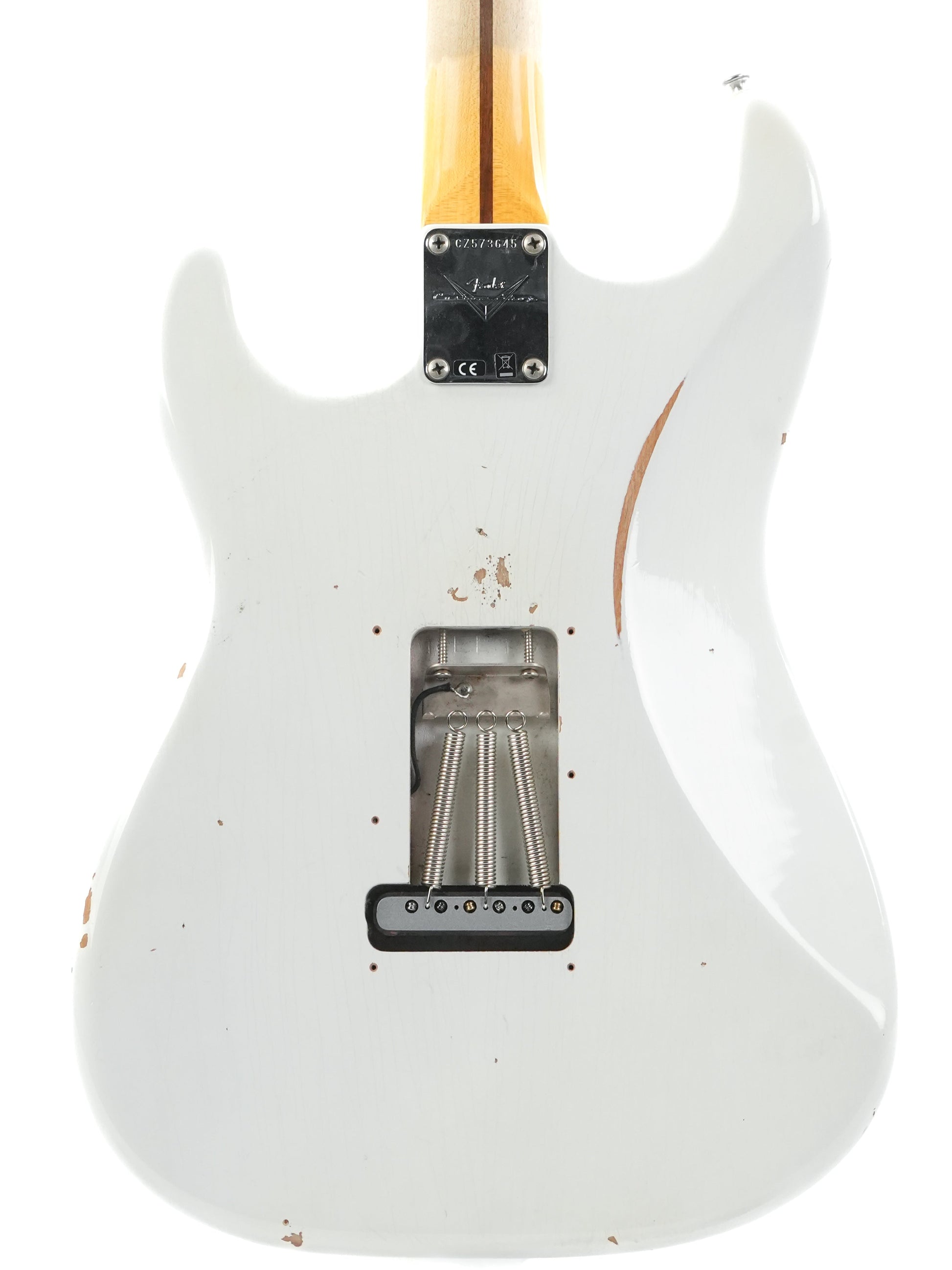 Fender Custom Shop Ancho Poblano Stratocaster Olympic White Relic 2023