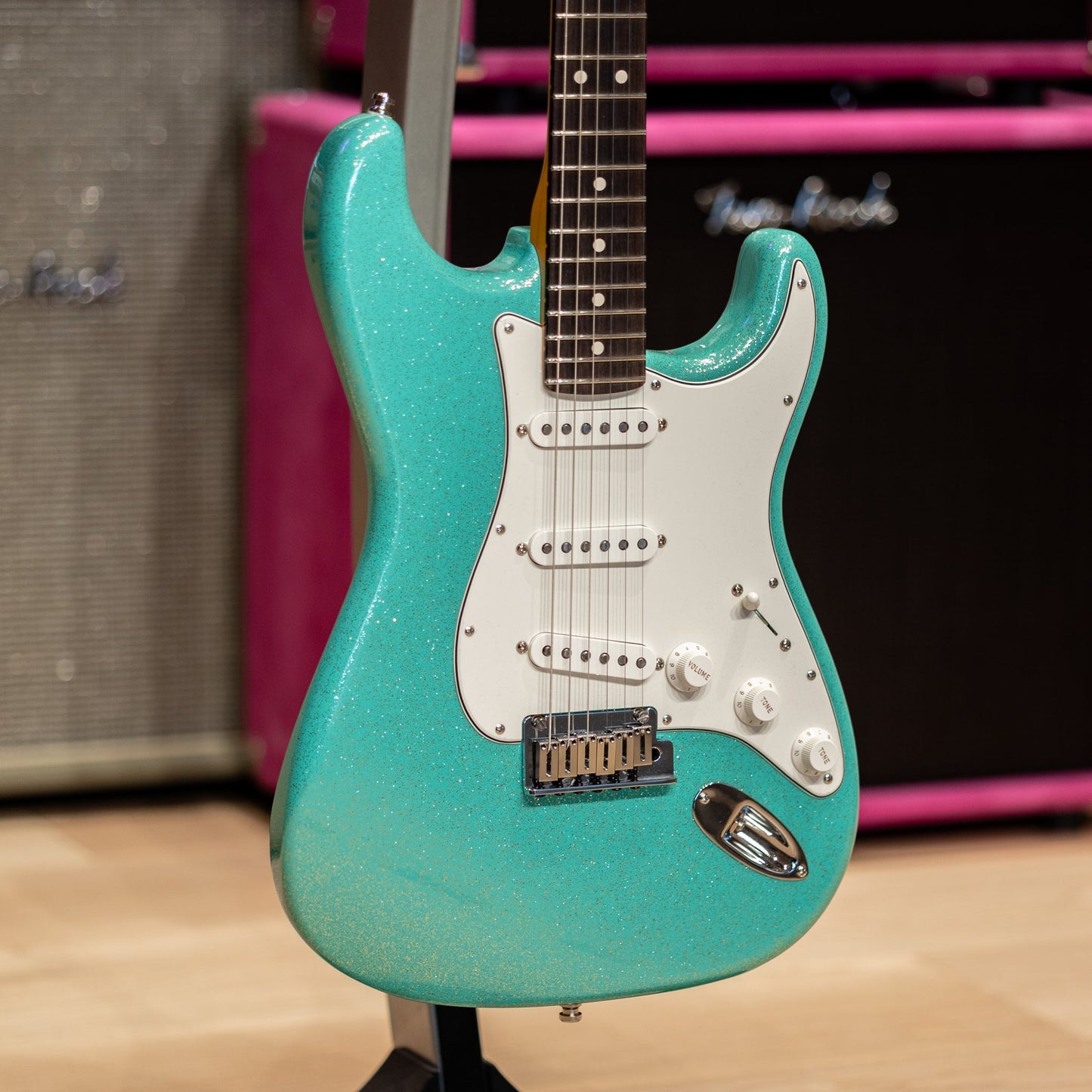 Fender Custom Shop Custom Deluxe Stratocaster NOS - Seafoam Green Sparkle