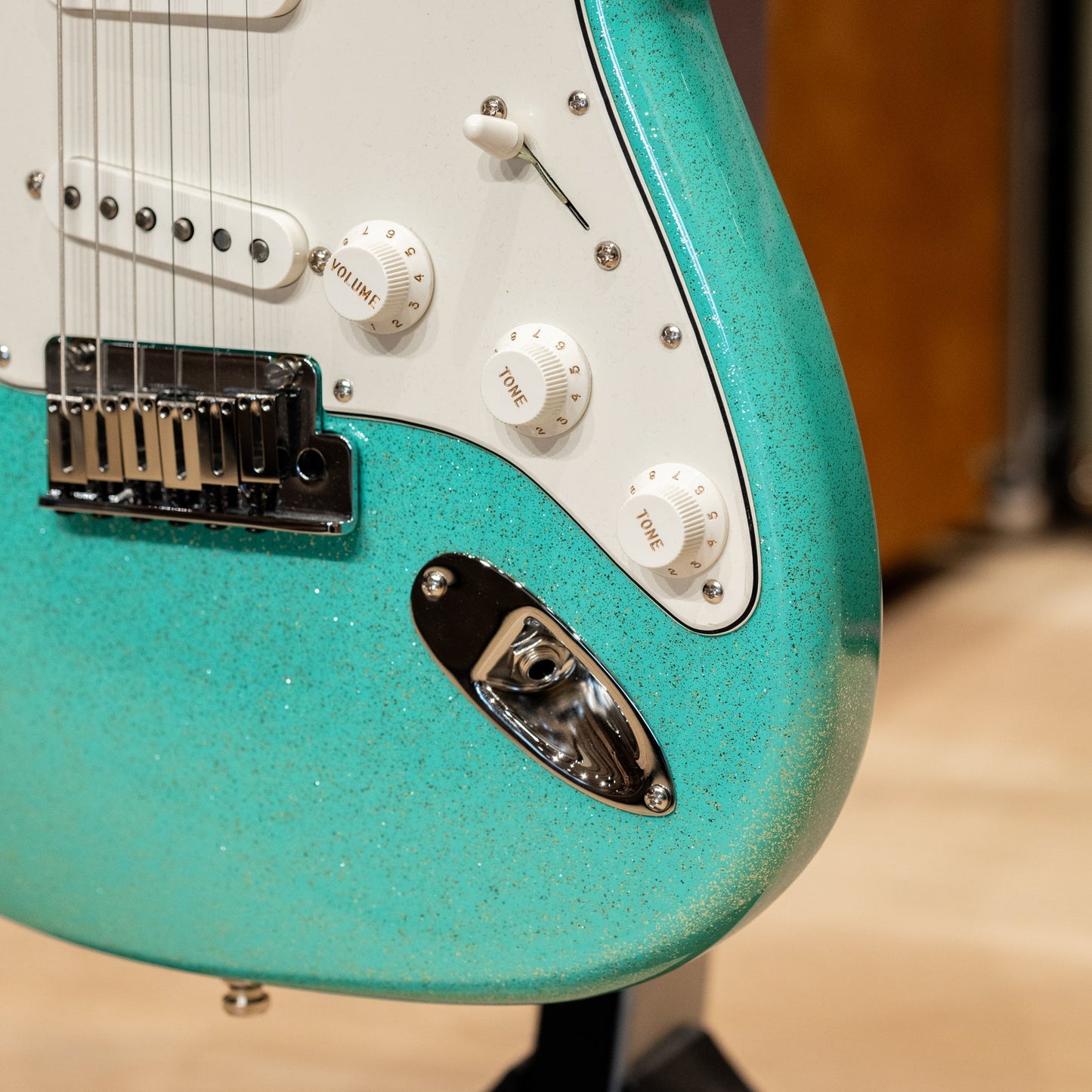 Fender Custom Shop Custom Deluxe Stratocaster NOS - Seafoam Green Sparkle
