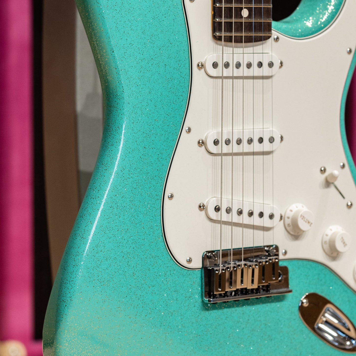 Fender Custom Shop Custom Deluxe Stratocaster NOS - Seafoam Green Sparkle