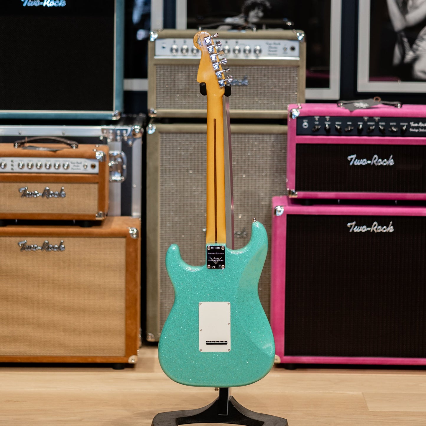 Fender Custom Shop Custom Deluxe Stratocaster NOS - Seafoam Green Sparkle