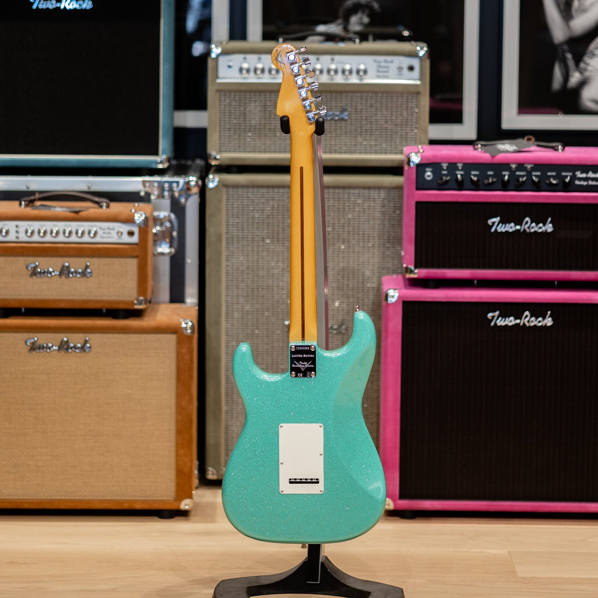 Fender Custom Shop Custom Deluxe Stratocaster NOS - Seafoam Green Sparkle