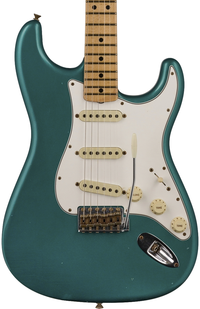 Fender Custom Shop Limited Edition 68 Strat Journeyman Relic Aged Ocean Turquoise w/case CZ561077