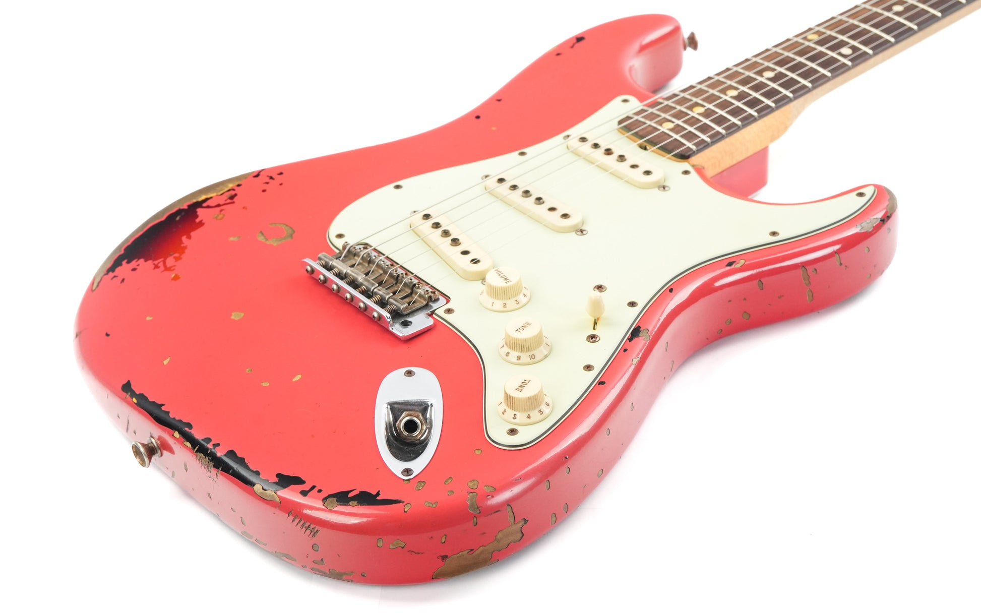 Fender Custom Shop Michael Landau Stratocaster Fiesta Red Over Sunburst Relic 2015