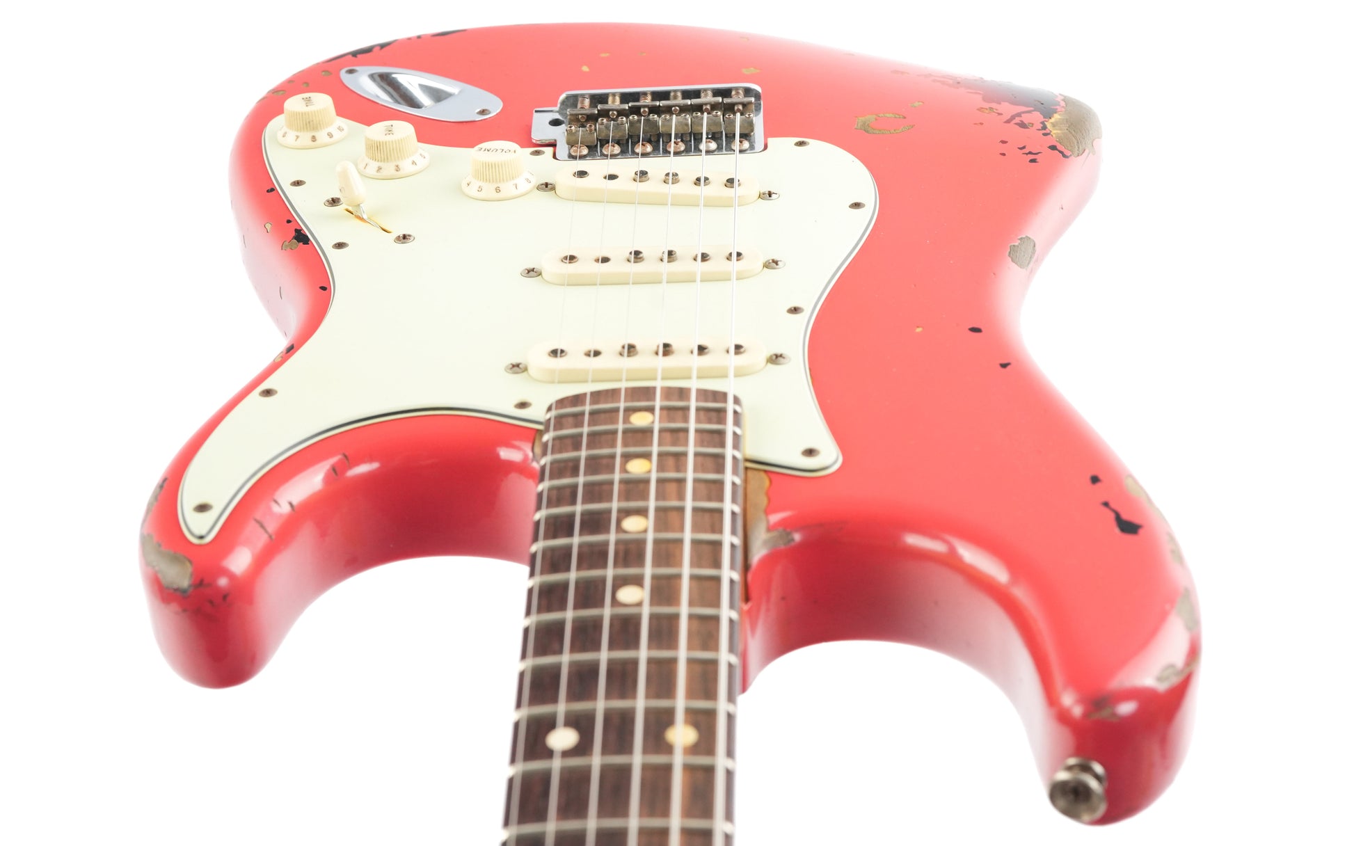 Fender Custom Shop Michael Landau Stratocaster Fiesta Red Over Sunburst Relic 2015