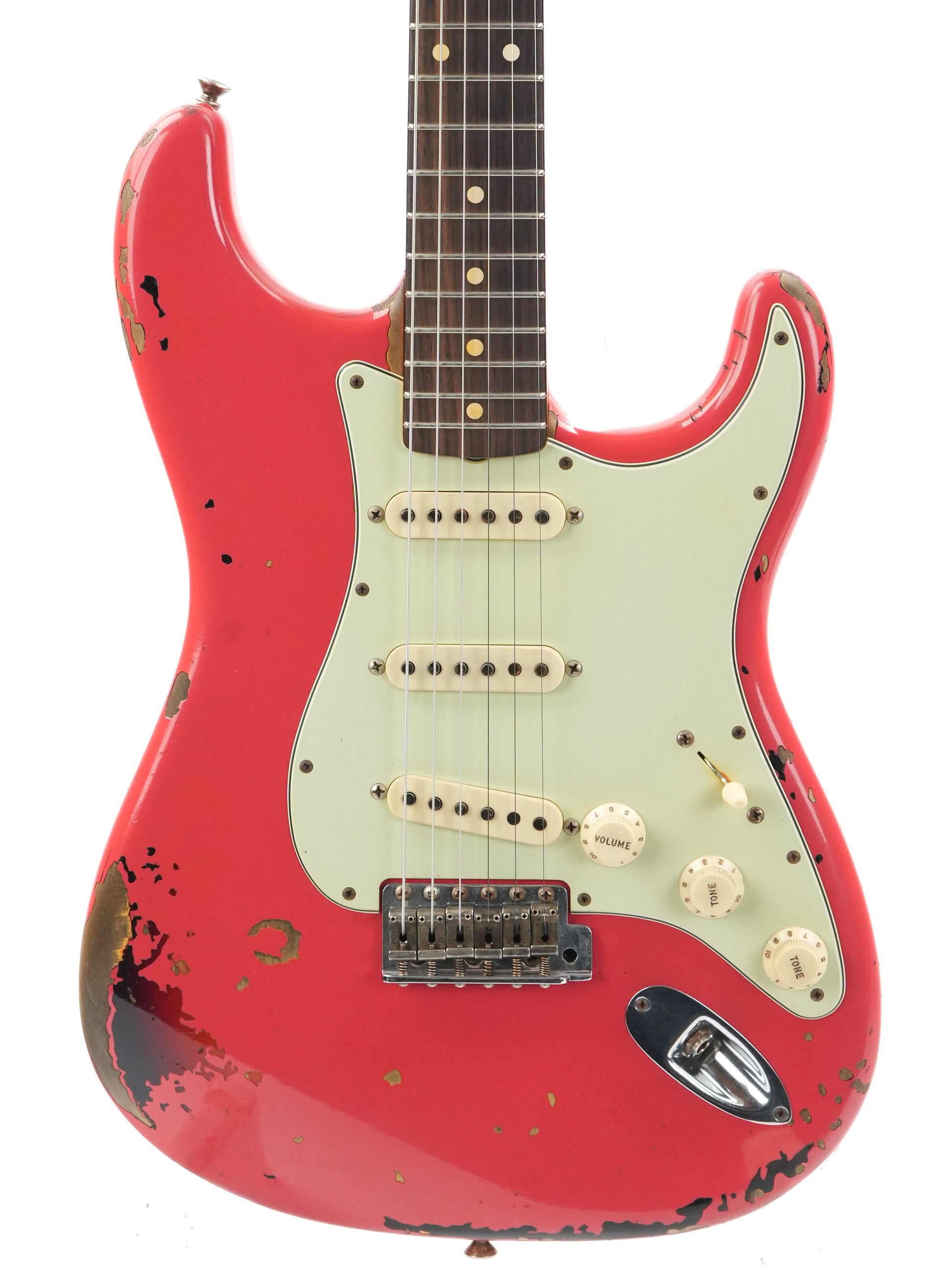Fender Custom Shop Michael Landau Stratocaster Fiesta Red Over Sunburst Relic 2015