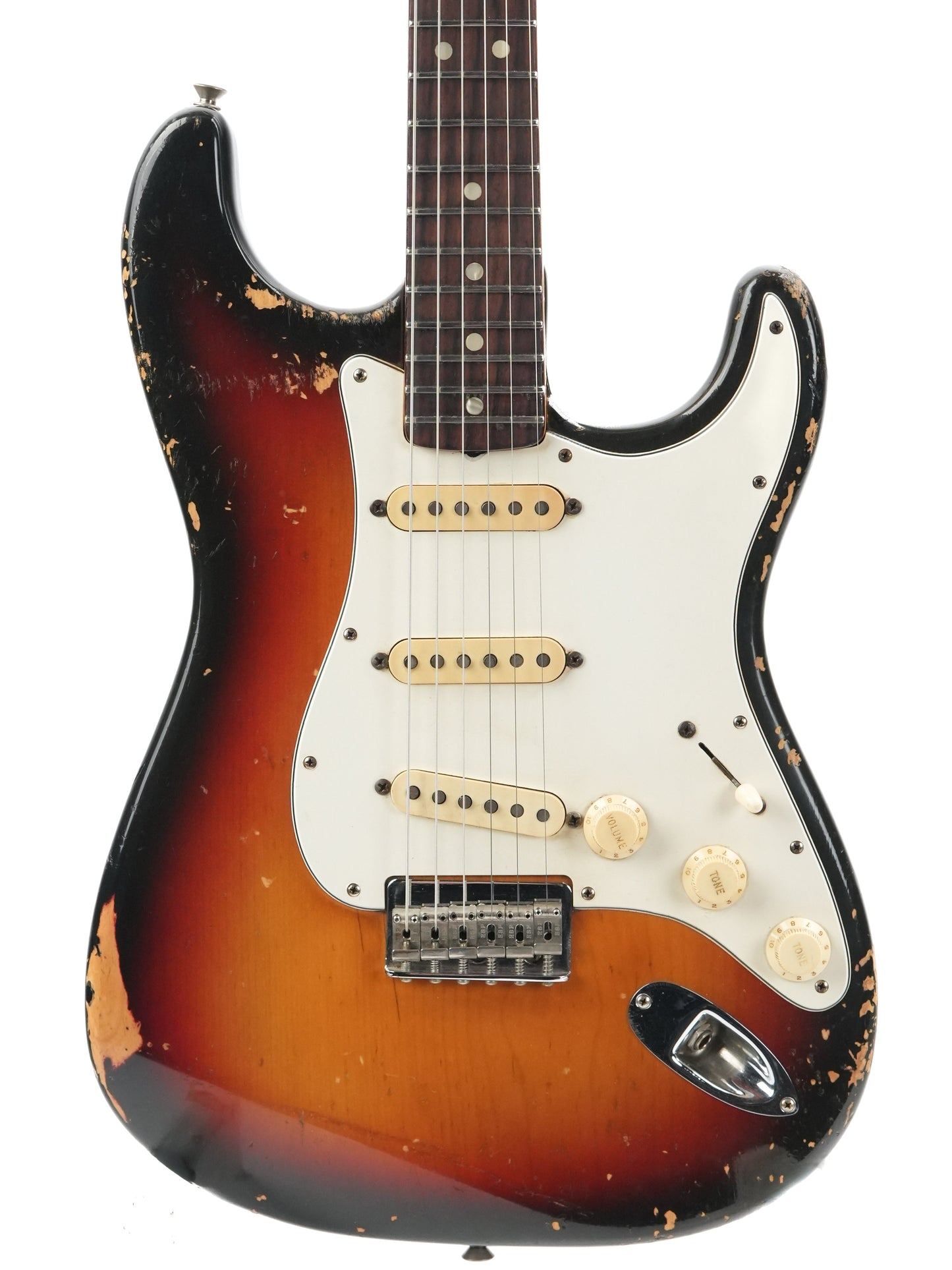 Fender Stratocaster Hardtail 3 Color Sunburst 1970