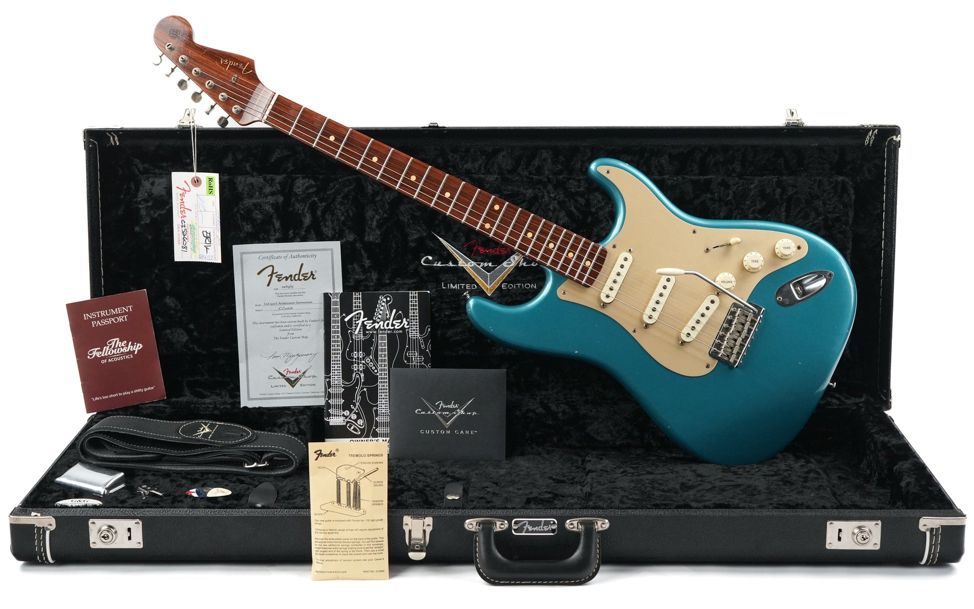 Fender Custom Shop 50's Stratocaster Journeyman Ocean Turquoise 2015
