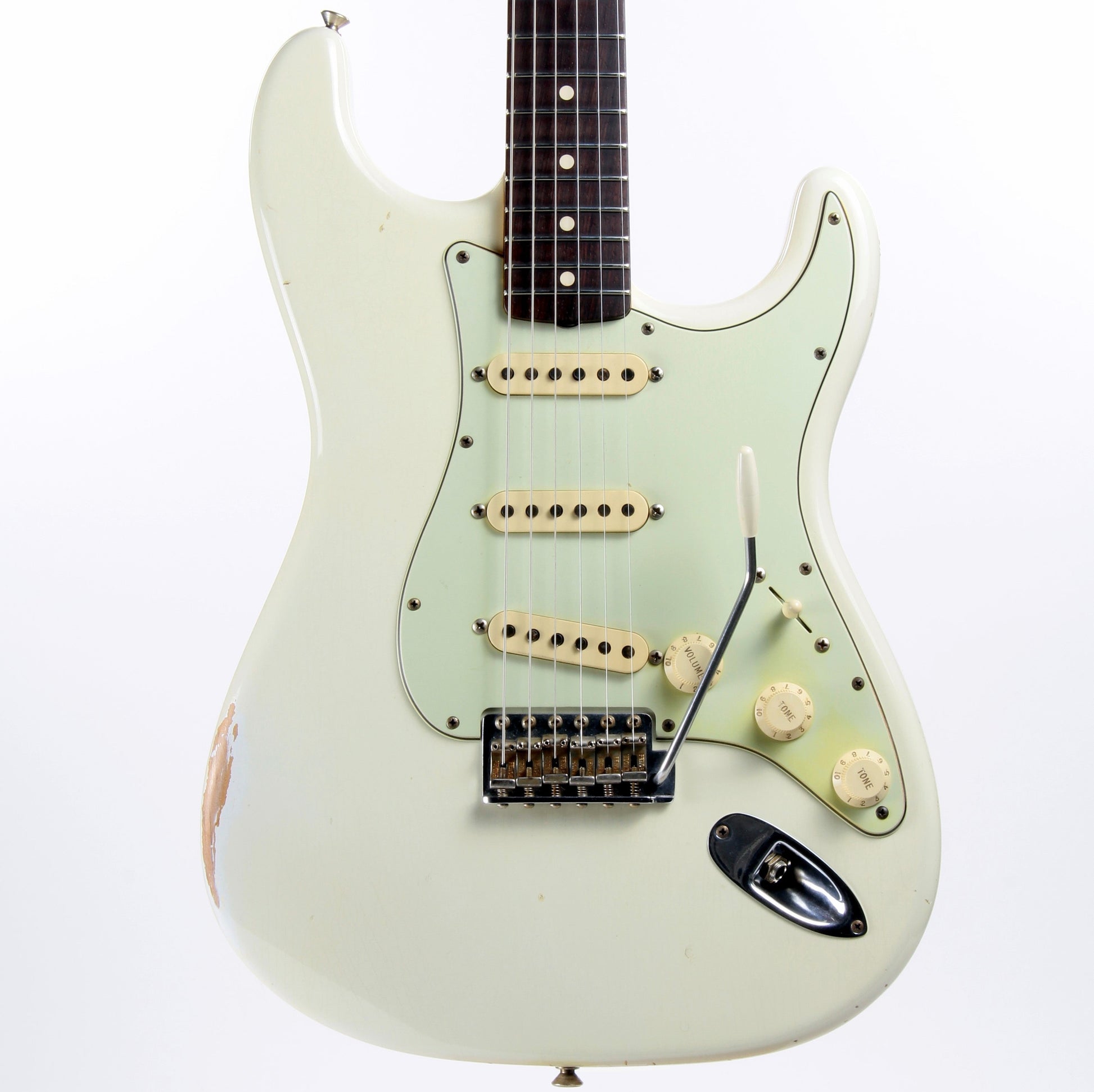 1959 Fender Custom Shop BRAZILIAN ROSEWOOD Stratocaster Relic Olympic White - John Cruz Pups, Wildwood 10!