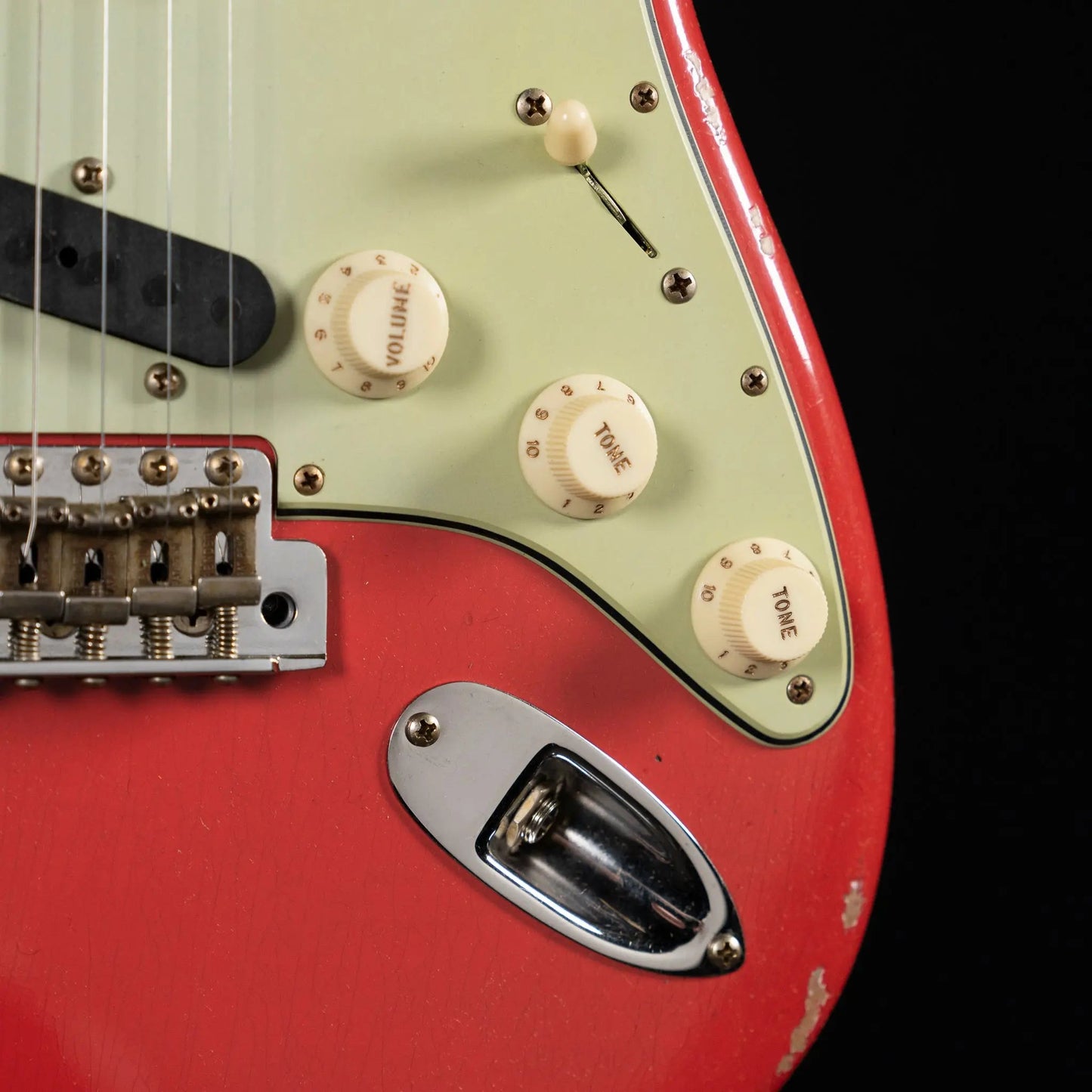 Fender Custom Shop ’62 Stratocaster Relic Electric Guitar – Fiesta Red
