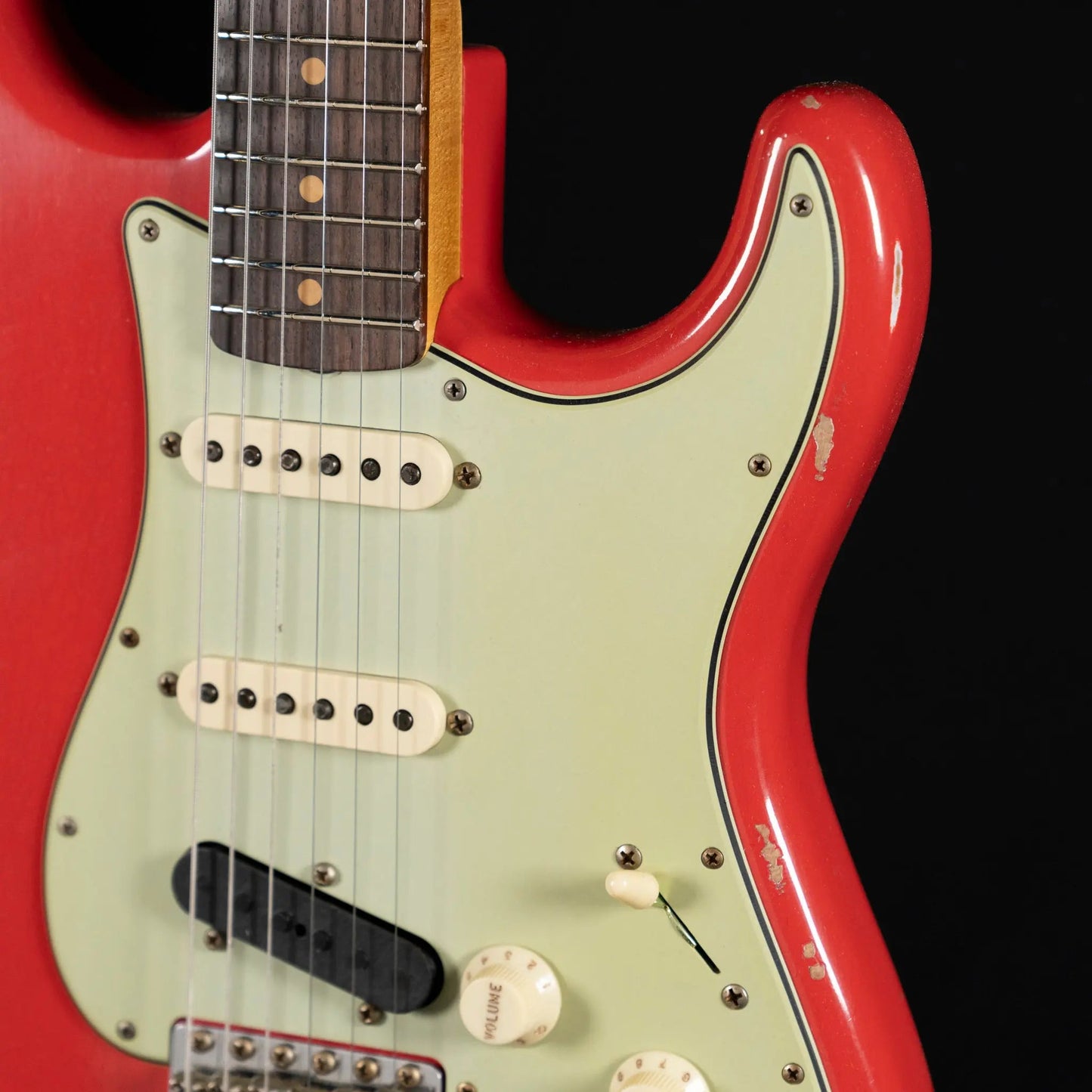 Fender Custom Shop ’62 Stratocaster Relic Electric Guitar – Fiesta Red