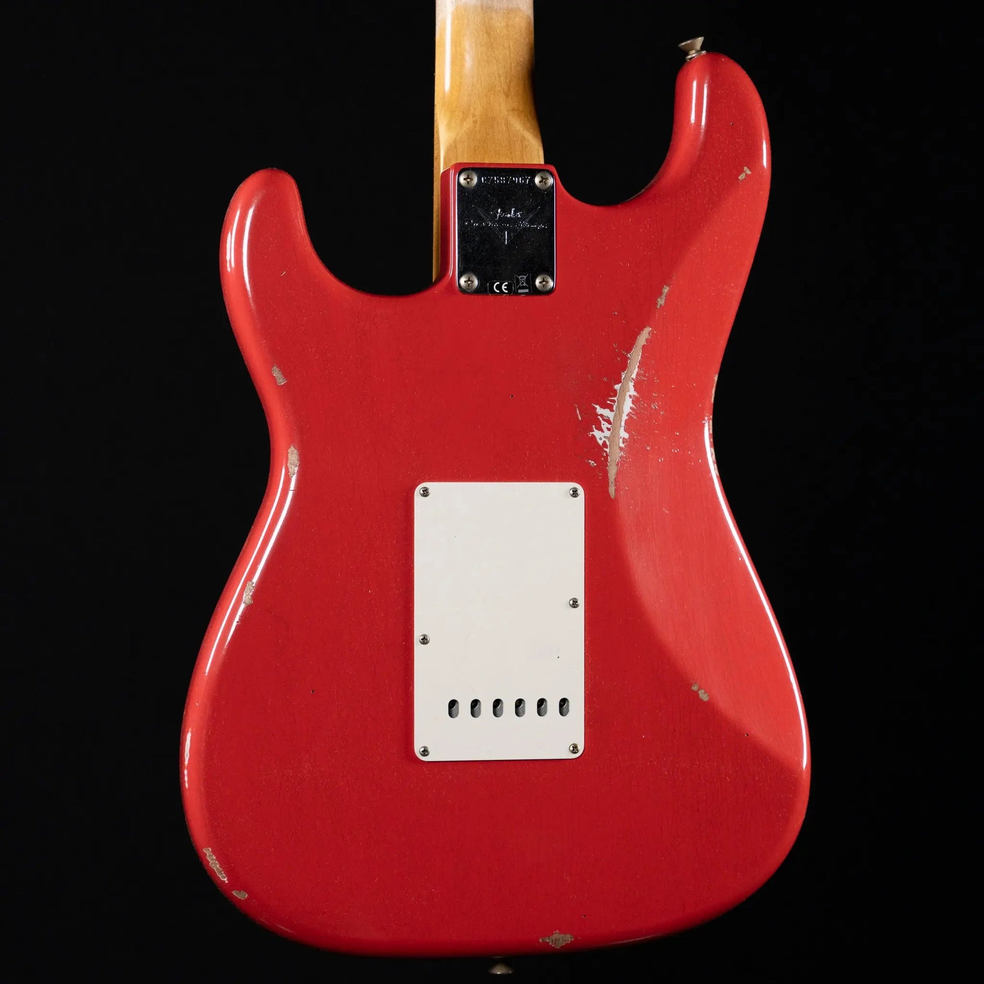 Fender Custom Shop ’62 Stratocaster Relic Electric Guitar – Fiesta Red