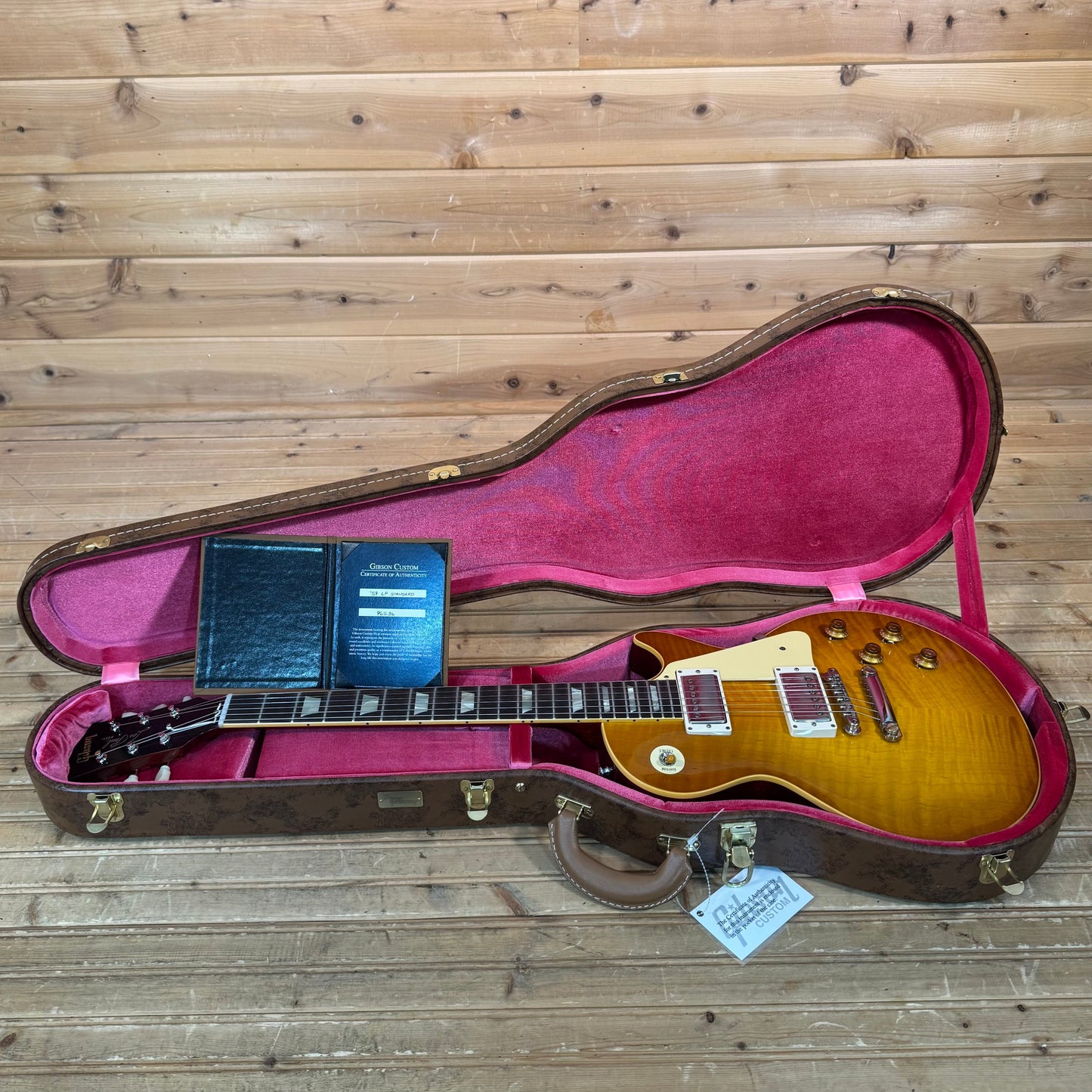 Gibson Custom 1959 Les Paul Standard Reissue Electric Guitar - Dirty Lemon