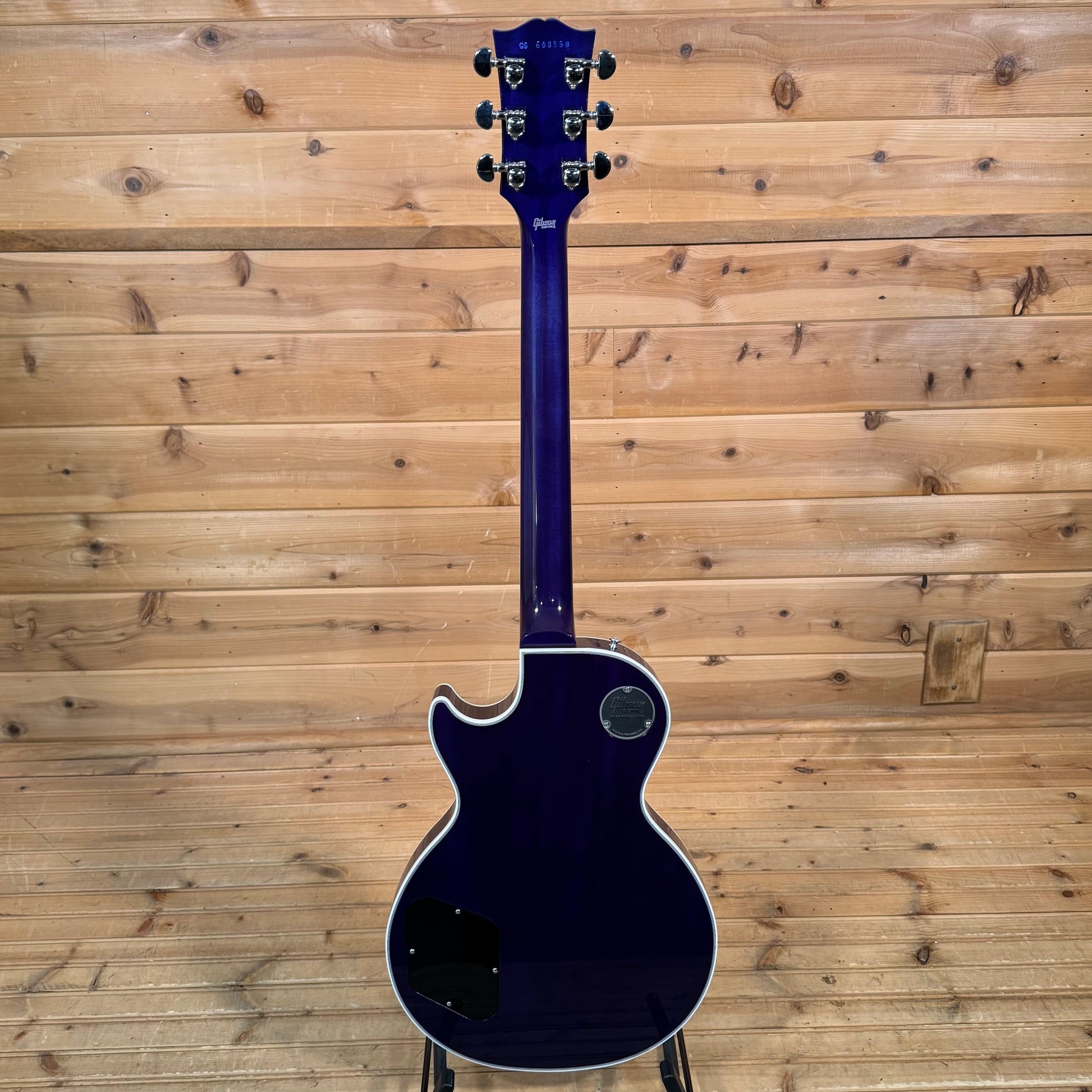 Gibson Custom Les Paul Figured Electric Guitar - Translucent Whale Blue