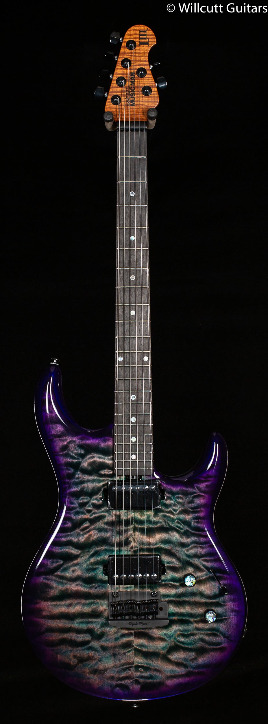 Ernie Ball Music Man Luke III HH Maple Top Trem Grapes of Wrath