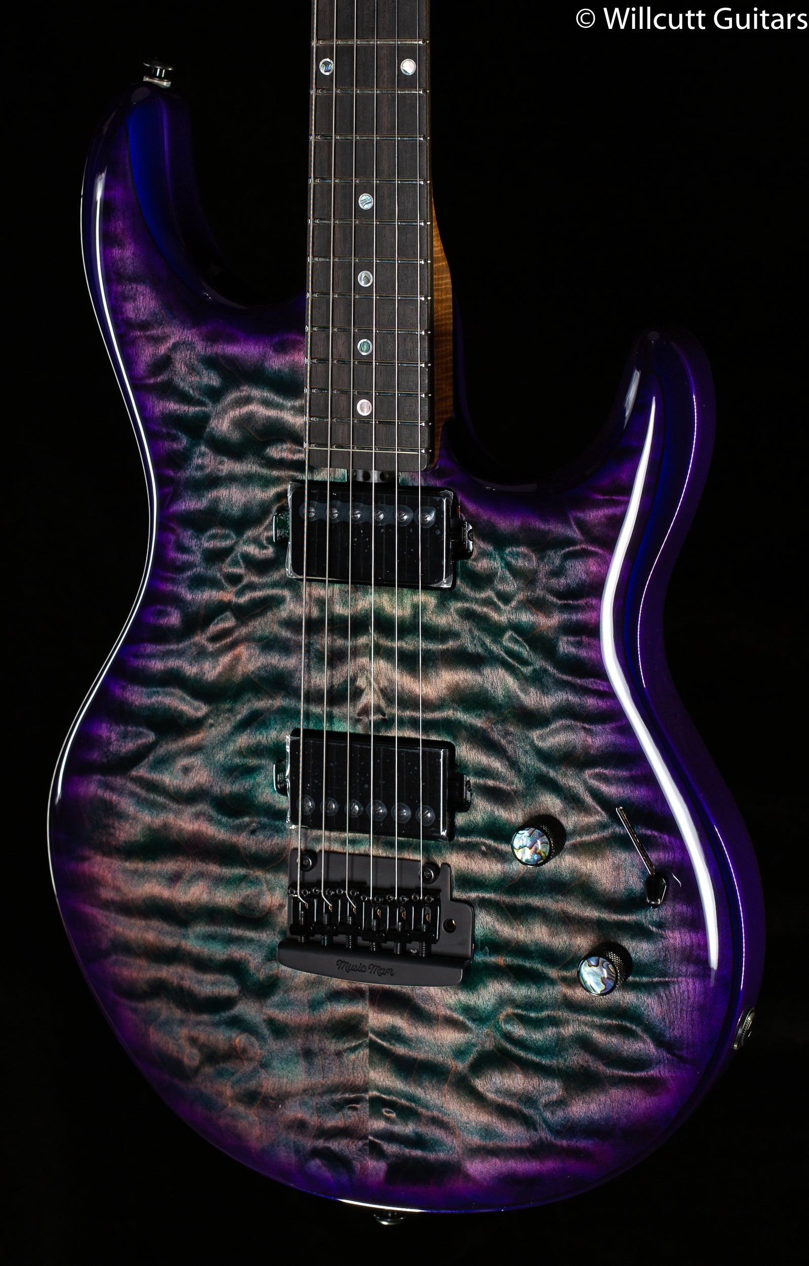 Ernie Ball Music Man Luke III HH Maple Top Trem Grapes of Wrath