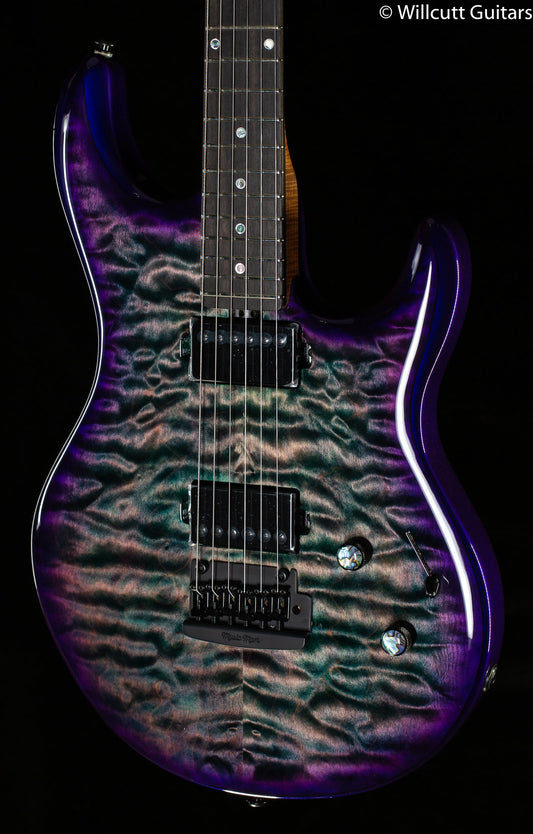 Ernie Ball Music Man Luke III HH Maple Top Trem Grapes of Wrath
