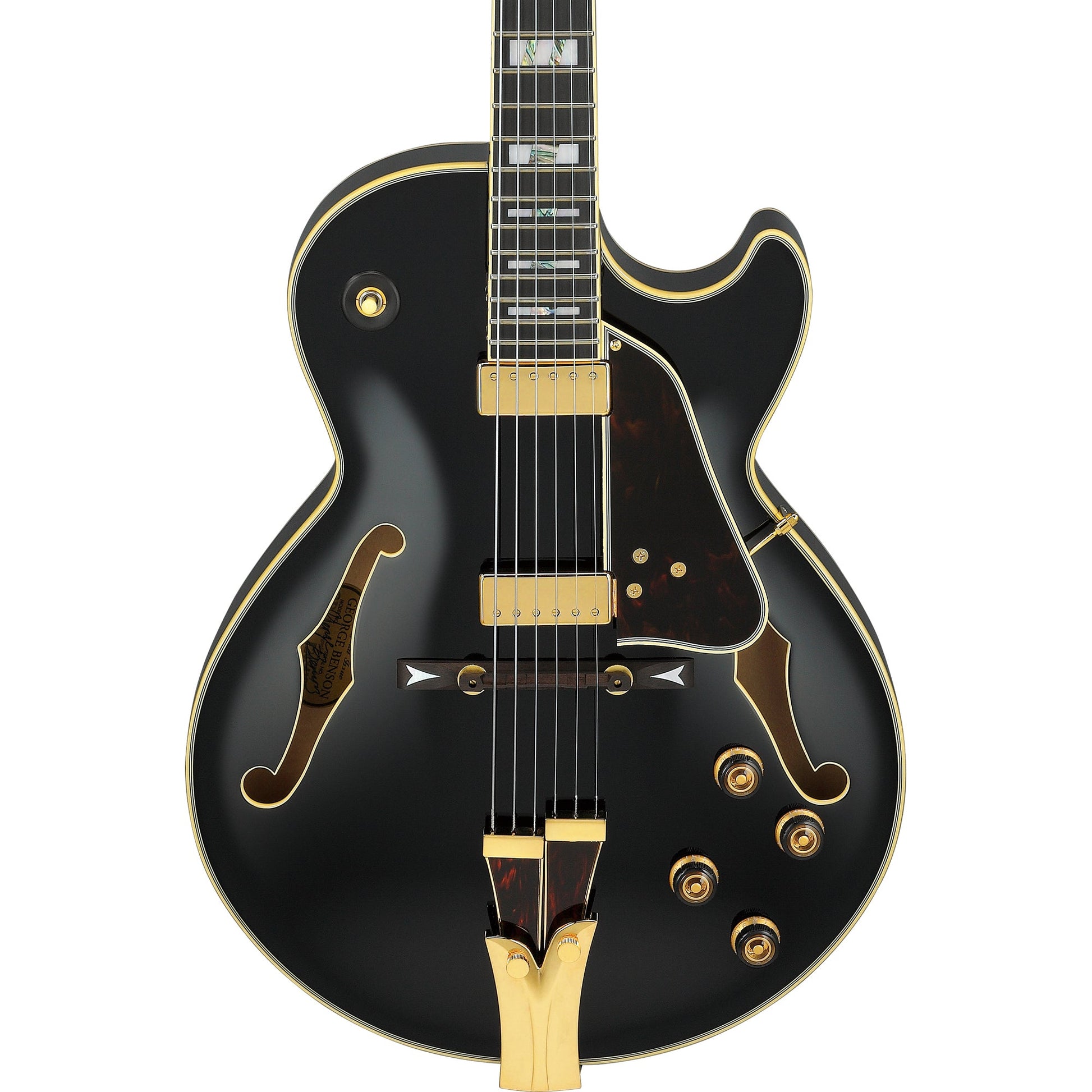 Ibanez GB10 George Benson Signature 6-String Electric Guitar - Black