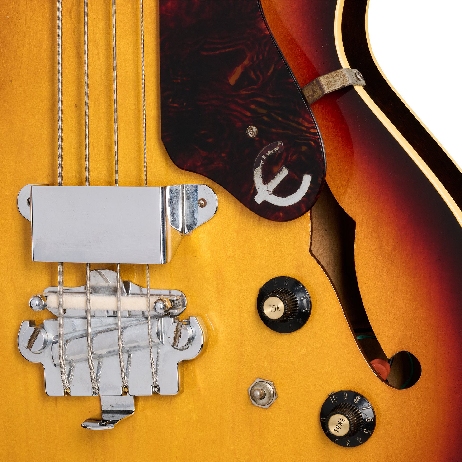 Gibson Certified Vintage 1967 Epiphone EB-232 Rivoli Bass, Royal Tan