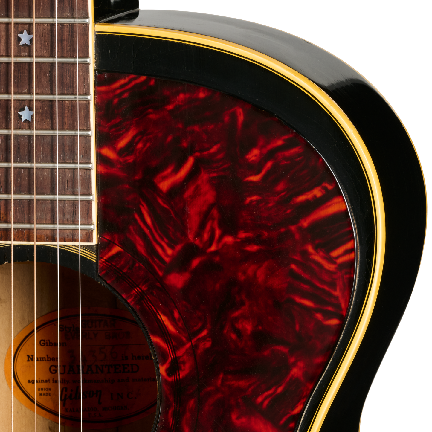 Gibson Certified Vintage 1965 Gibson Everly Brothers J-180, Ebony