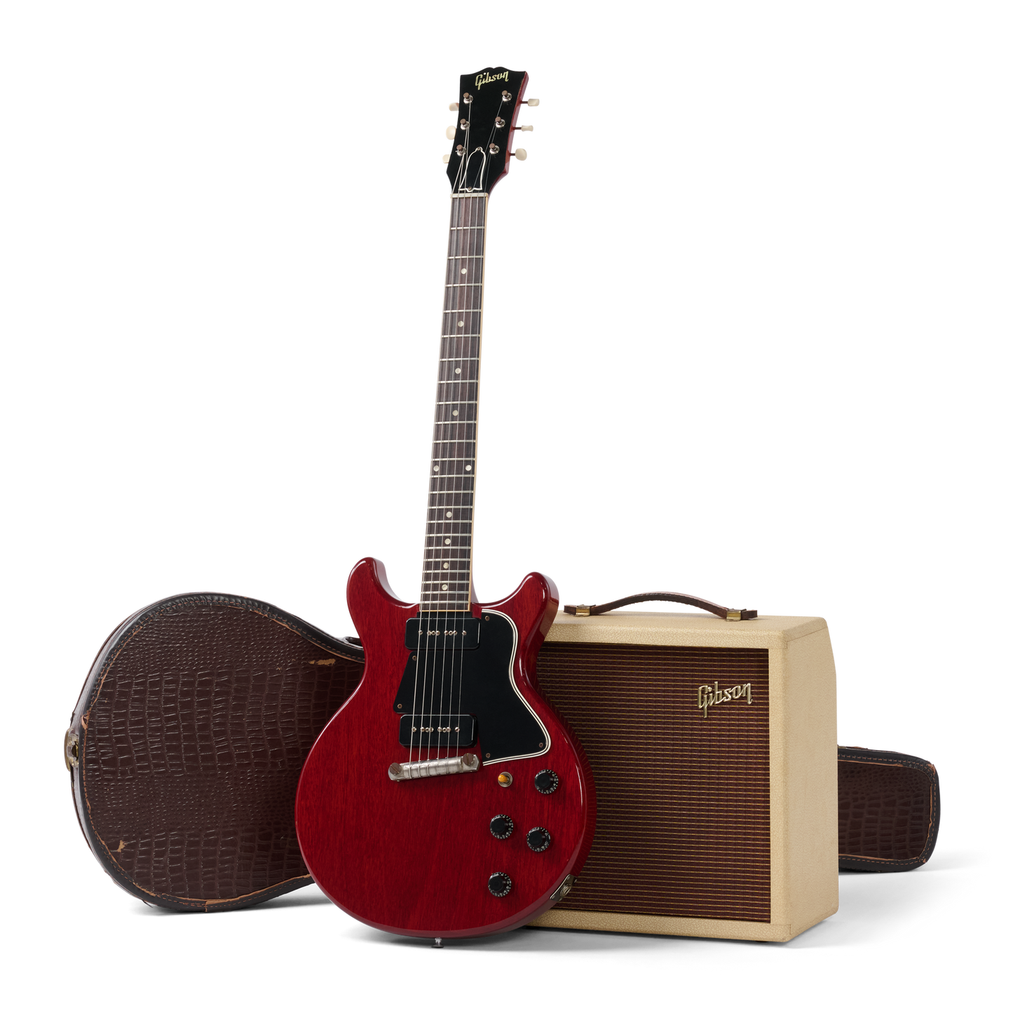 Gibson Certified Vintage 1960 Gibson SG Doublecut Special, Cherry, with Gibson GA-5 Skylark Amplifier
