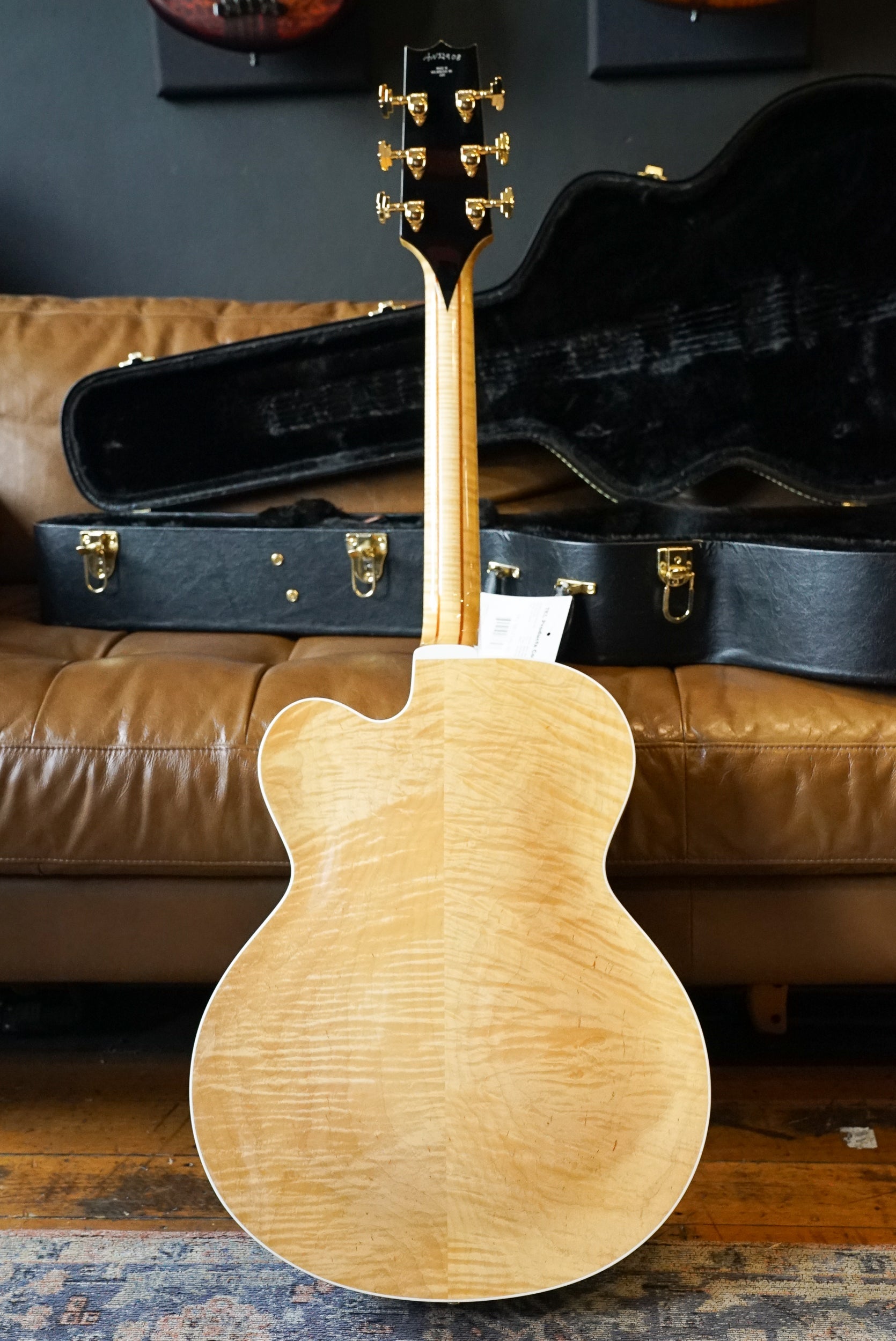 Heritage Standard Eagle Classic Hollow Electric Guitar w/ Hard Case - Antique Natural