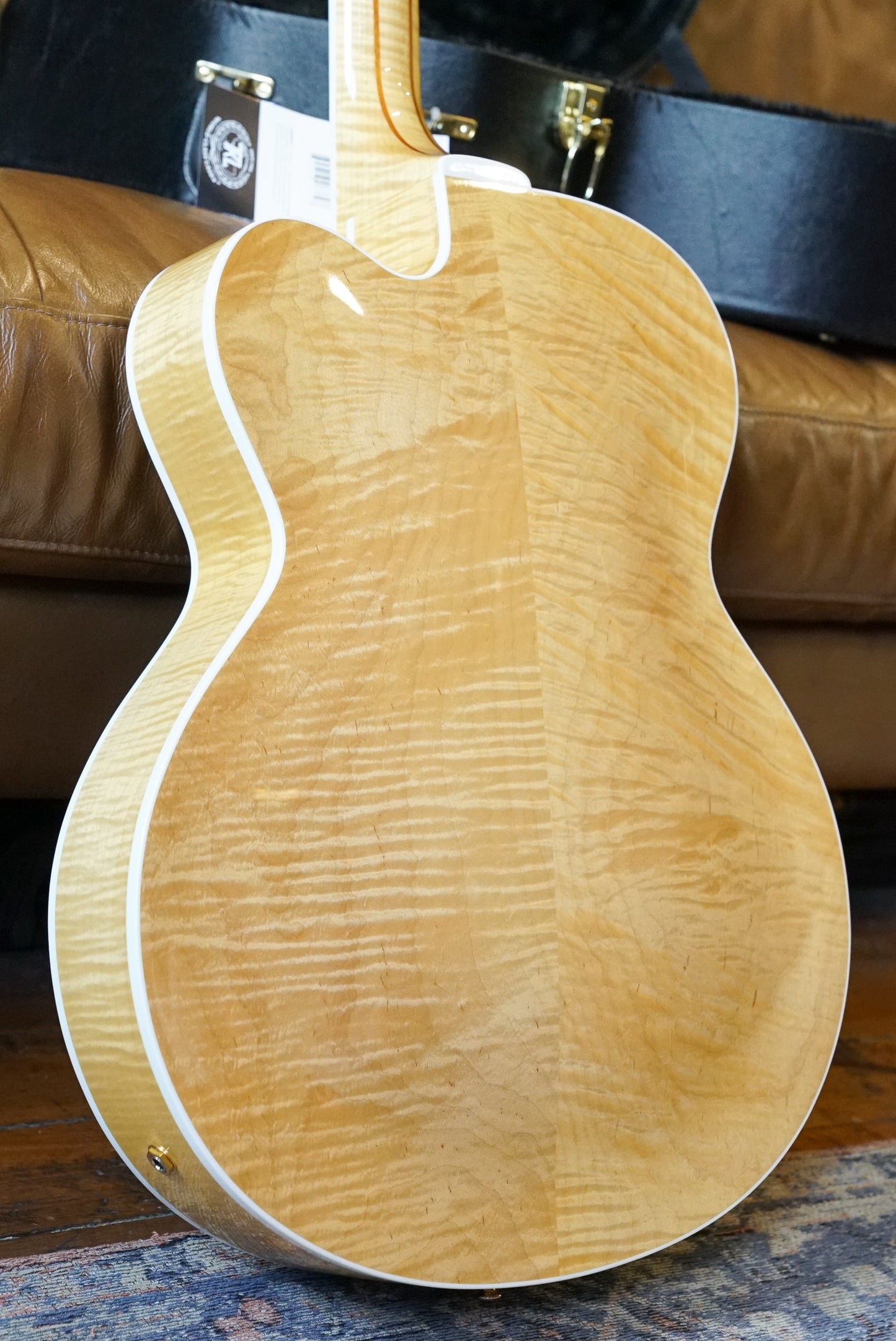 Heritage Standard Eagle Classic Hollow Electric Guitar w/ Hard Case - Antique Natural