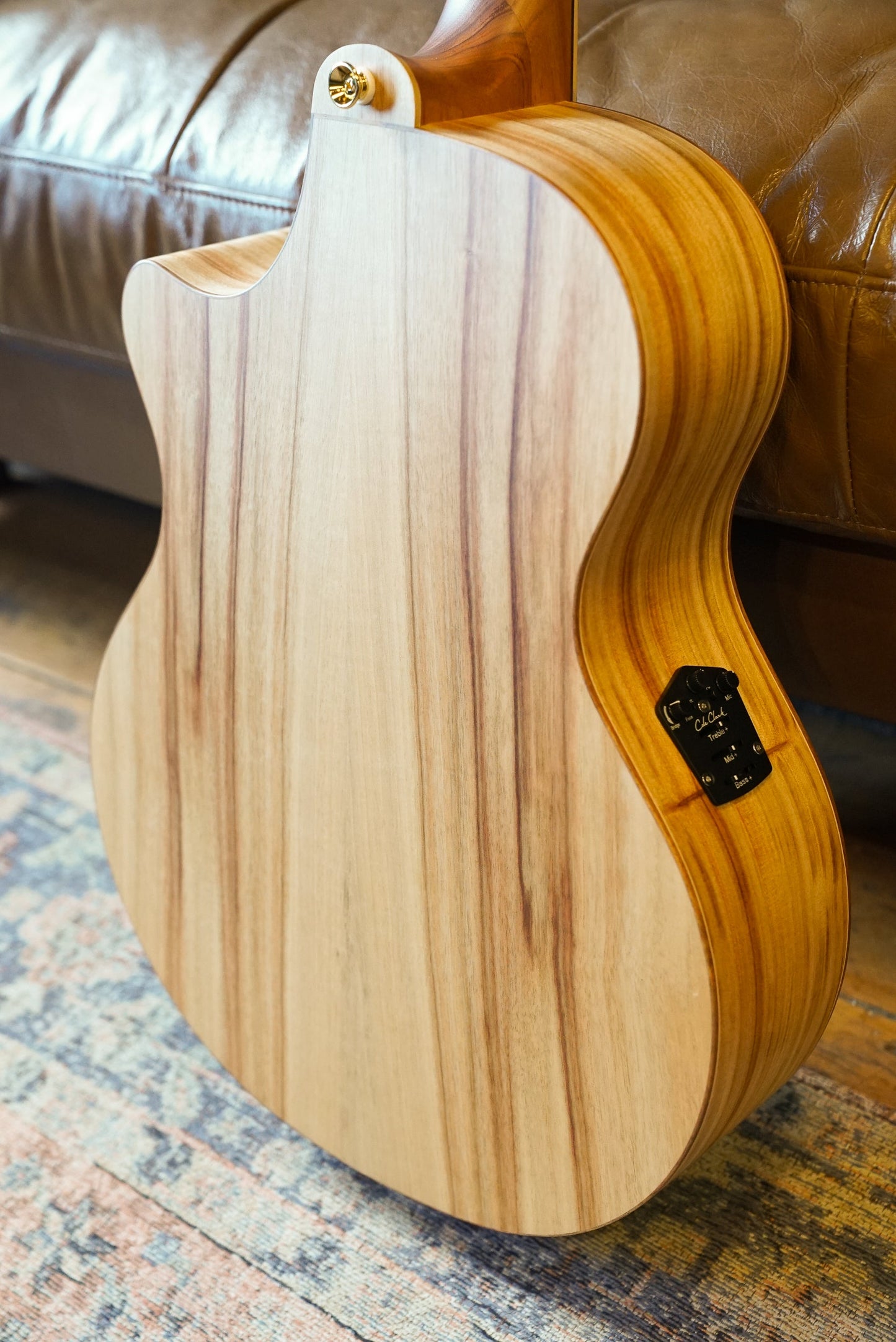Cole Clark Angel 3 Acoustic Guitar - Camphor Laurel AN3EC-CLCL-AE