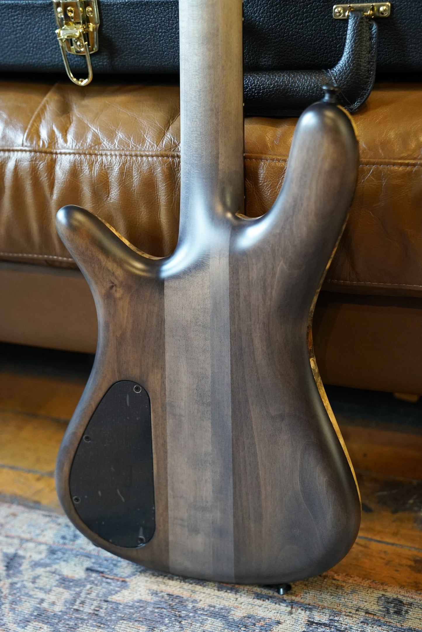 Spector USA Custom NS Bass - Buckeye Burl, 4-String w/ Aguilar Pickups