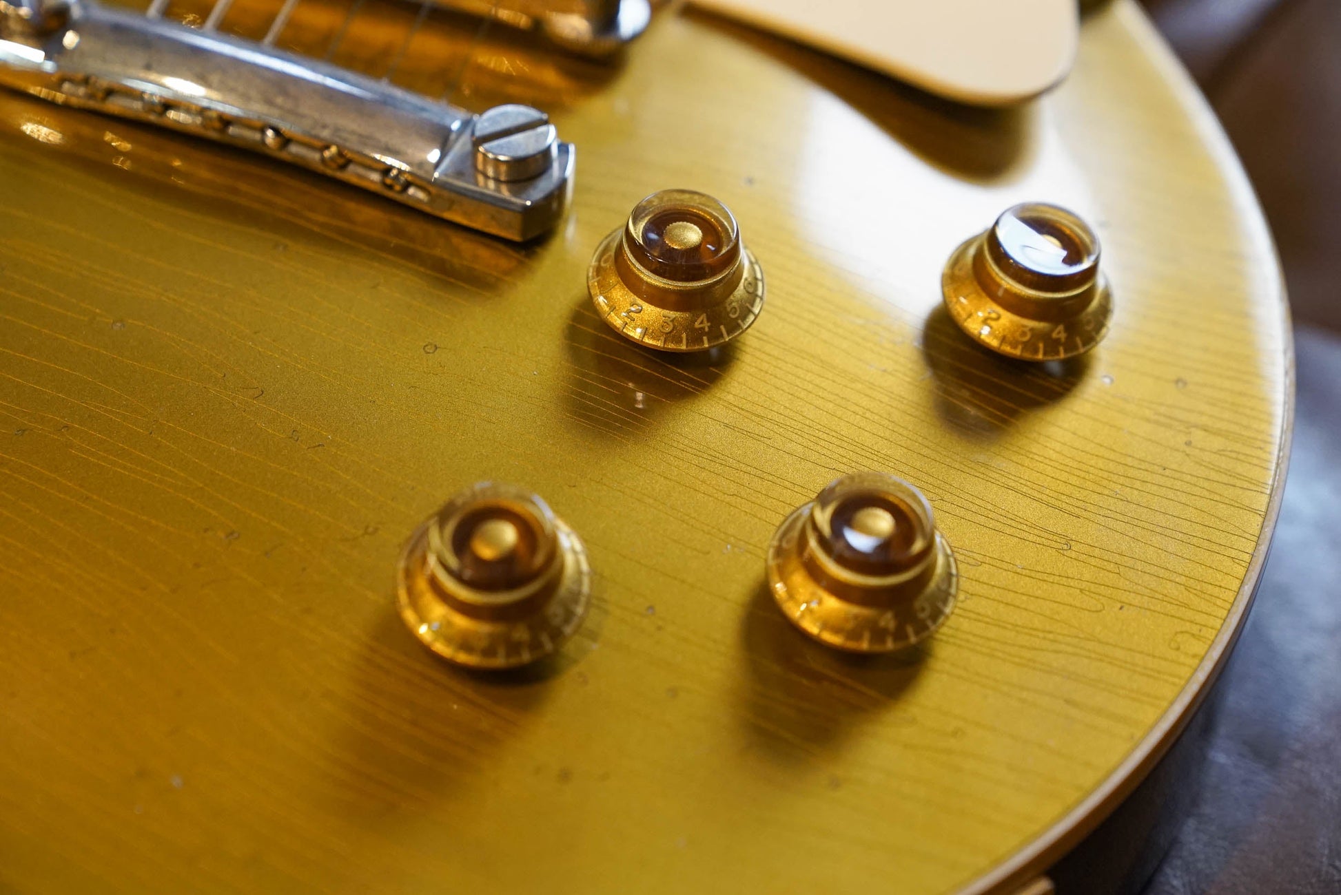 Gibson Murphy Lab '57 Les Paul Gold Top Darkback - Light Aged