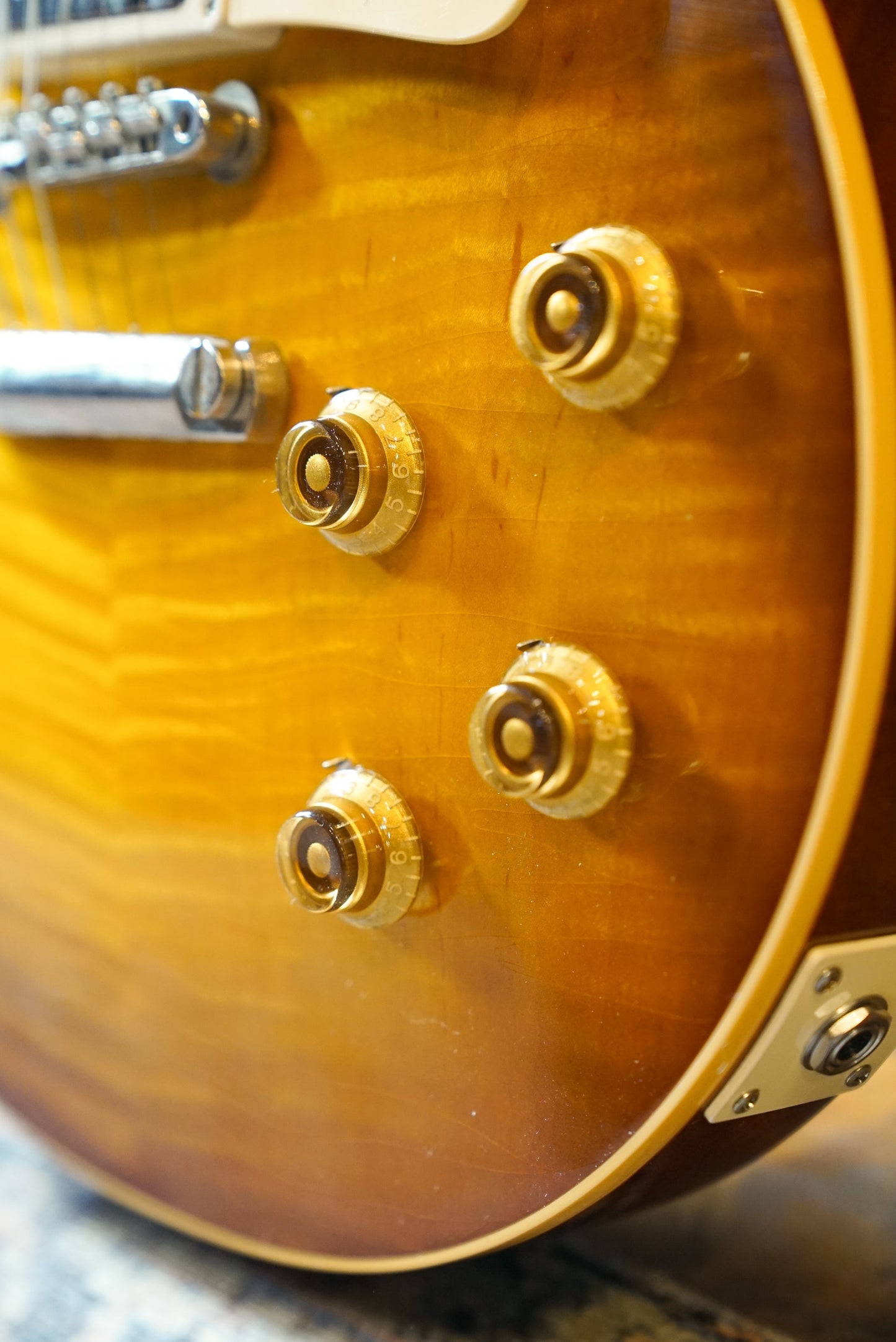 Gibson Custom Les Paul Standard '59 Reissue, Murphy Lab Ultra Light Aged, Ultra Light Back Upgrade - Golden Poppy Burst