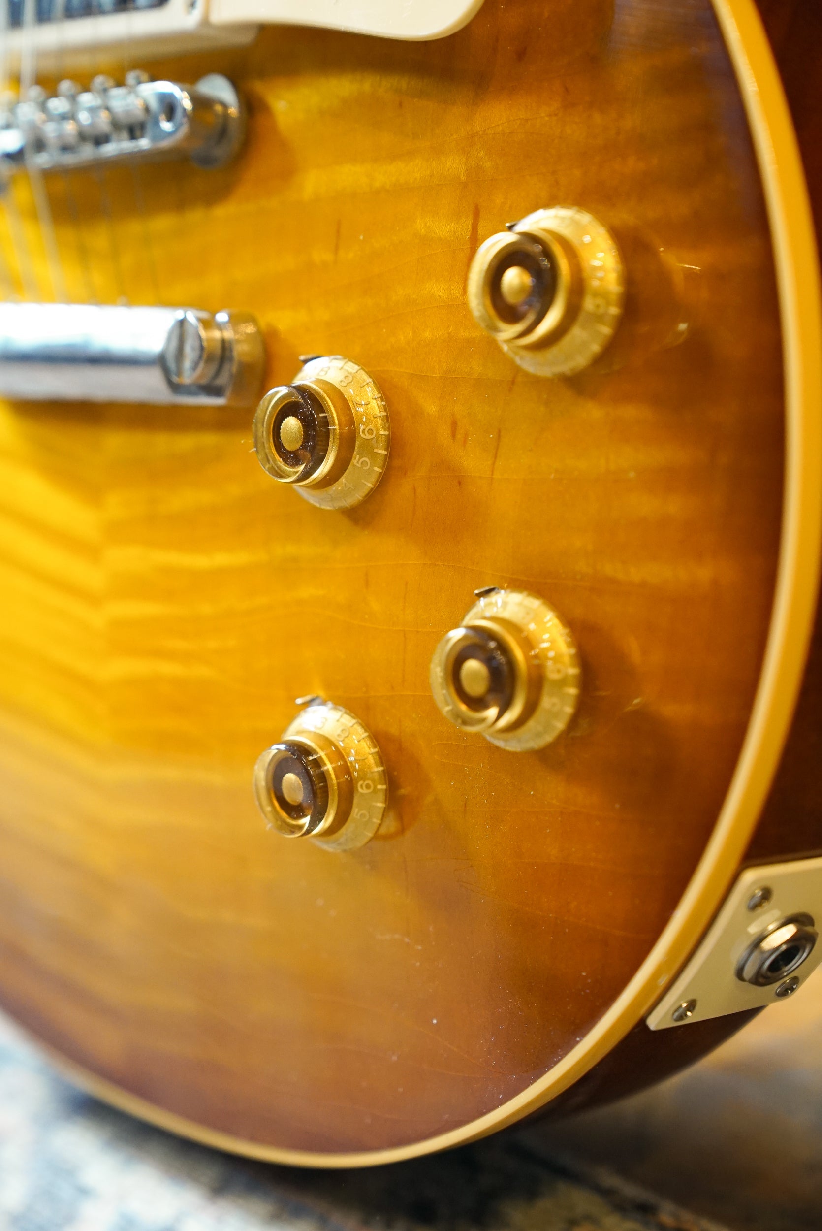 Gibson Custom Les Paul Standard '59 Reissue, Murphy Lab Ultra Light Aged, Ultra Light Back Upgrade - Golden Poppy Burst