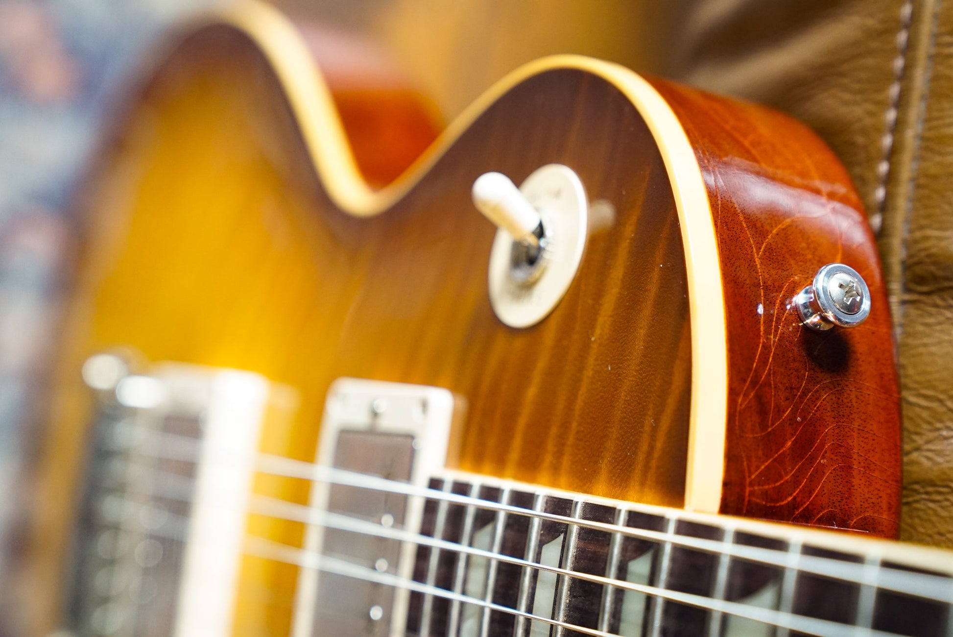 Gibson Custom Les Paul Standard '59 Reissue, Murphy Lab Ultra Light Aged, Ultra Light Back Upgrade - Golden Poppy Burst