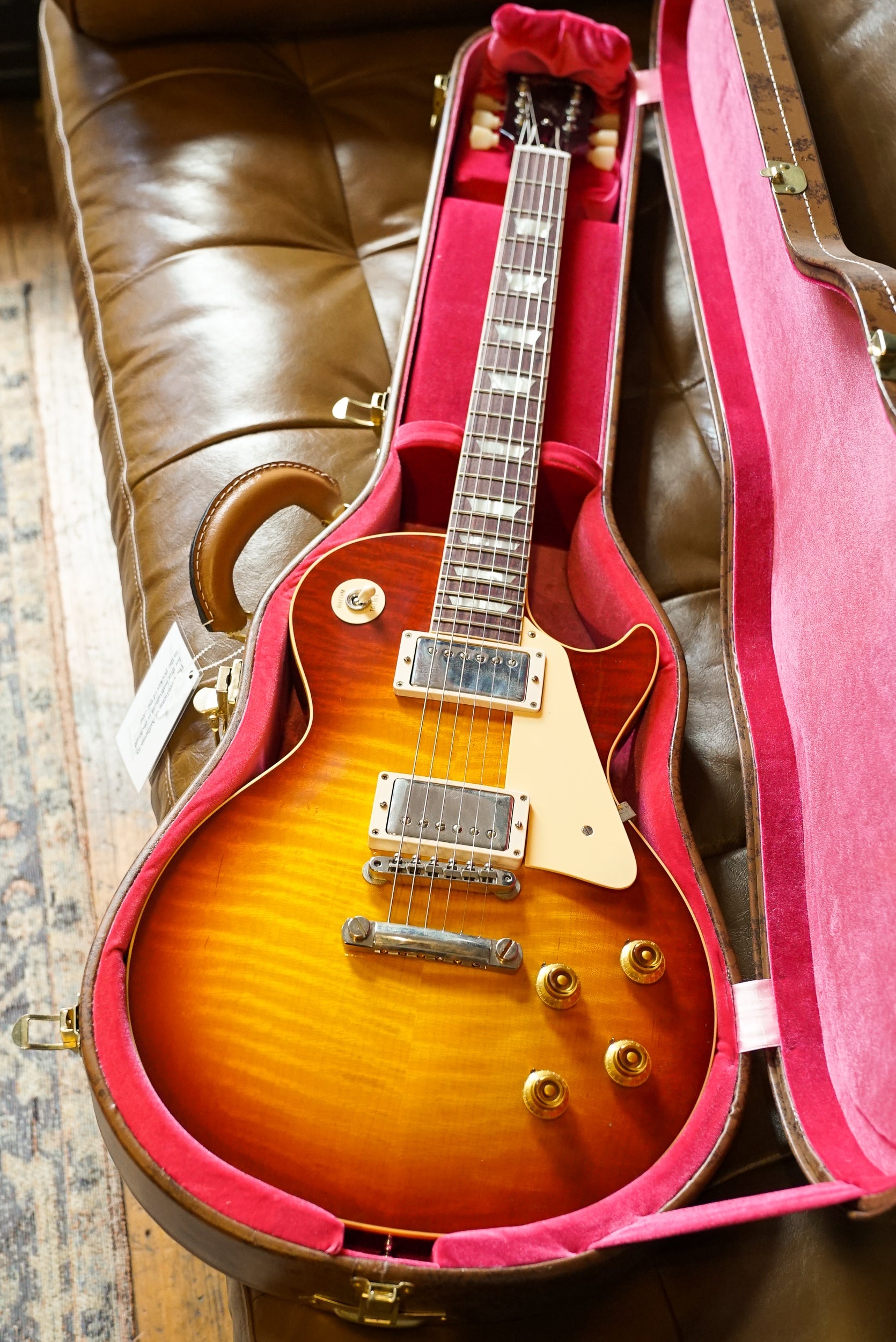 Gibson Custom Les Paul Standard '59 Reissue, Murphy Lab Ultra Light Aged, Ultra Light Back Upgrade - Cherry Tea