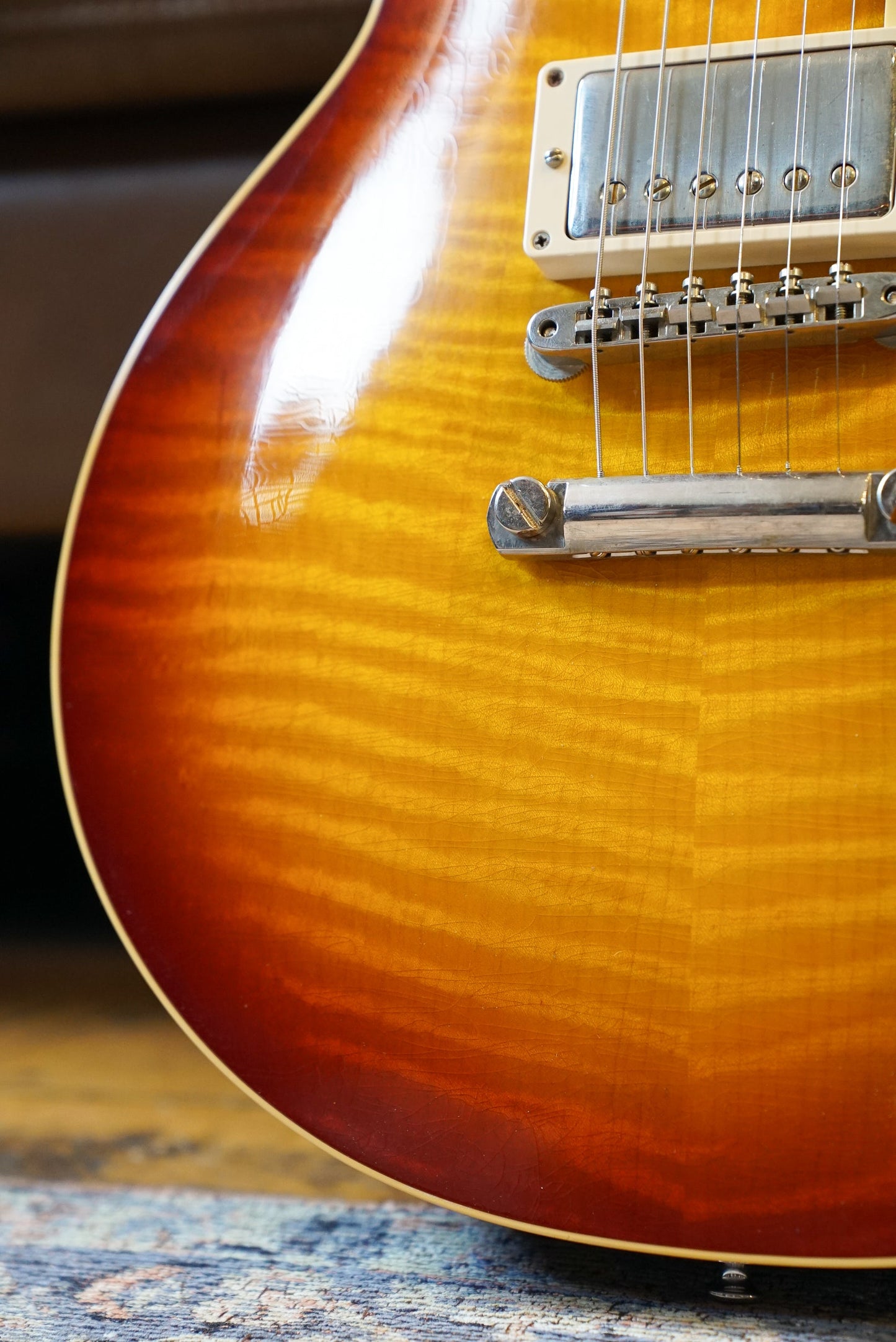 Gibson Custom Les Paul Standard '59 Reissue, Murphy Lab Ultra Light Aged, Ultra Light Back Upgrade - Cherry Tea