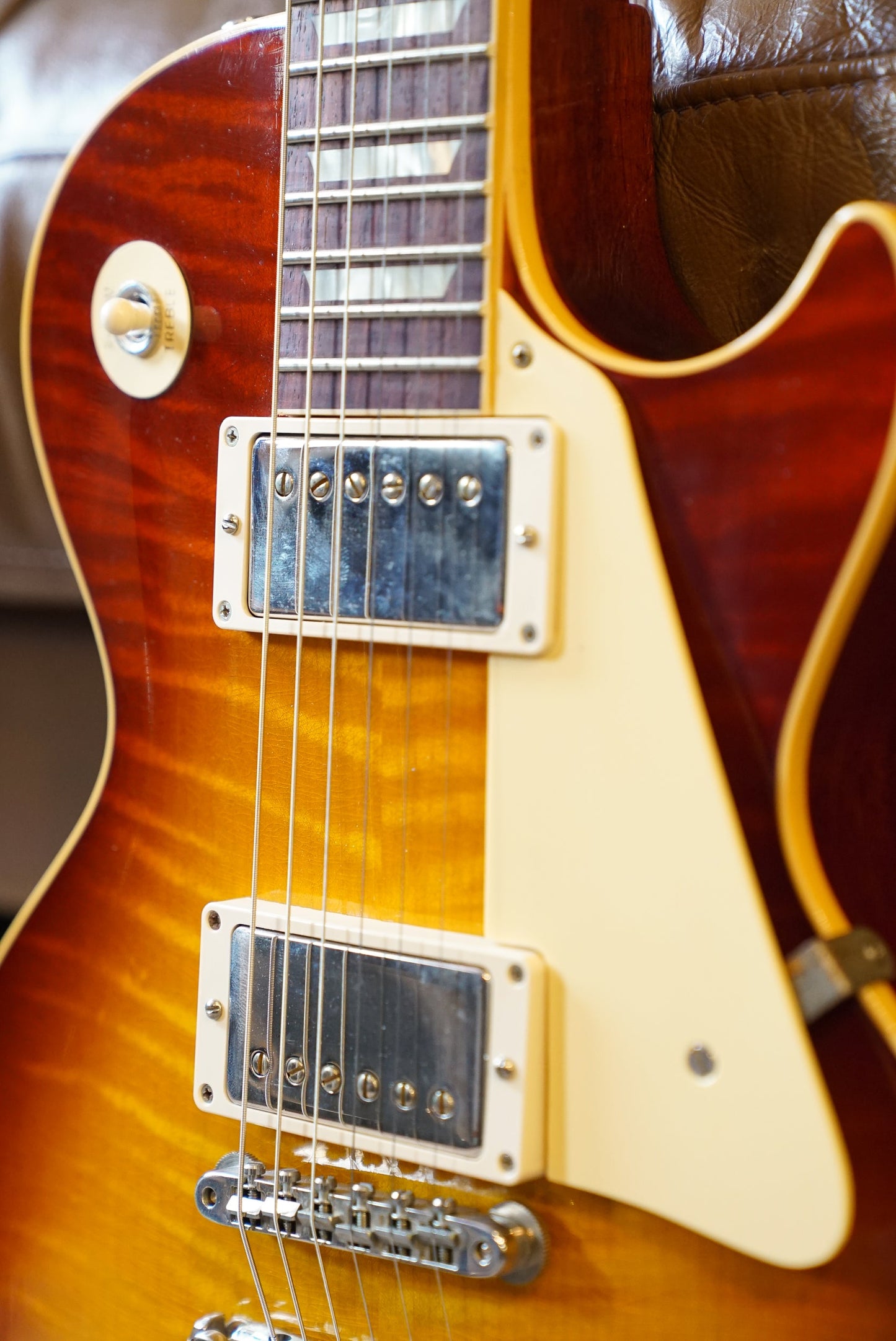 Gibson Custom Les Paul Standard '59 Reissue, Murphy Lab Ultra Light Aged, Ultra Light Back Upgrade - Cherry Tea