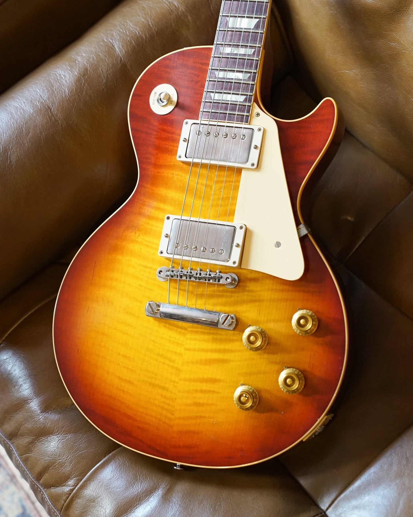 Gibson Custom Les Paul Standard '59 Reissue, Murphy Lab Ultra Light Aged, Ultra Light Back Upgrade - Cherry Tea