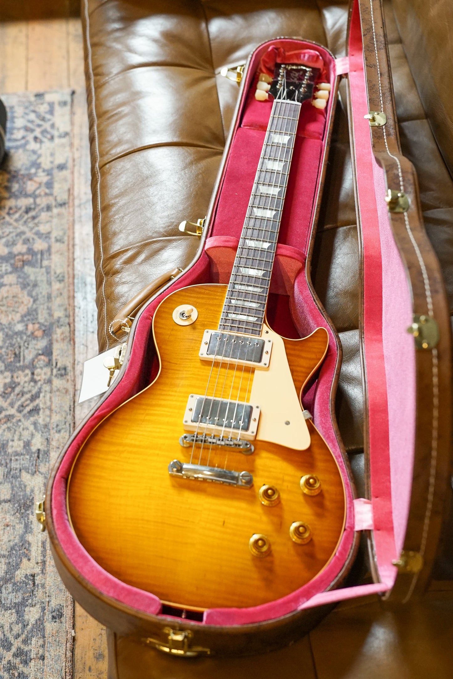 Gibson Custom Shop '59 Les Paul Standard Reissue, Ultra Light Back Upgrade - VOS Golden Poppy Burst