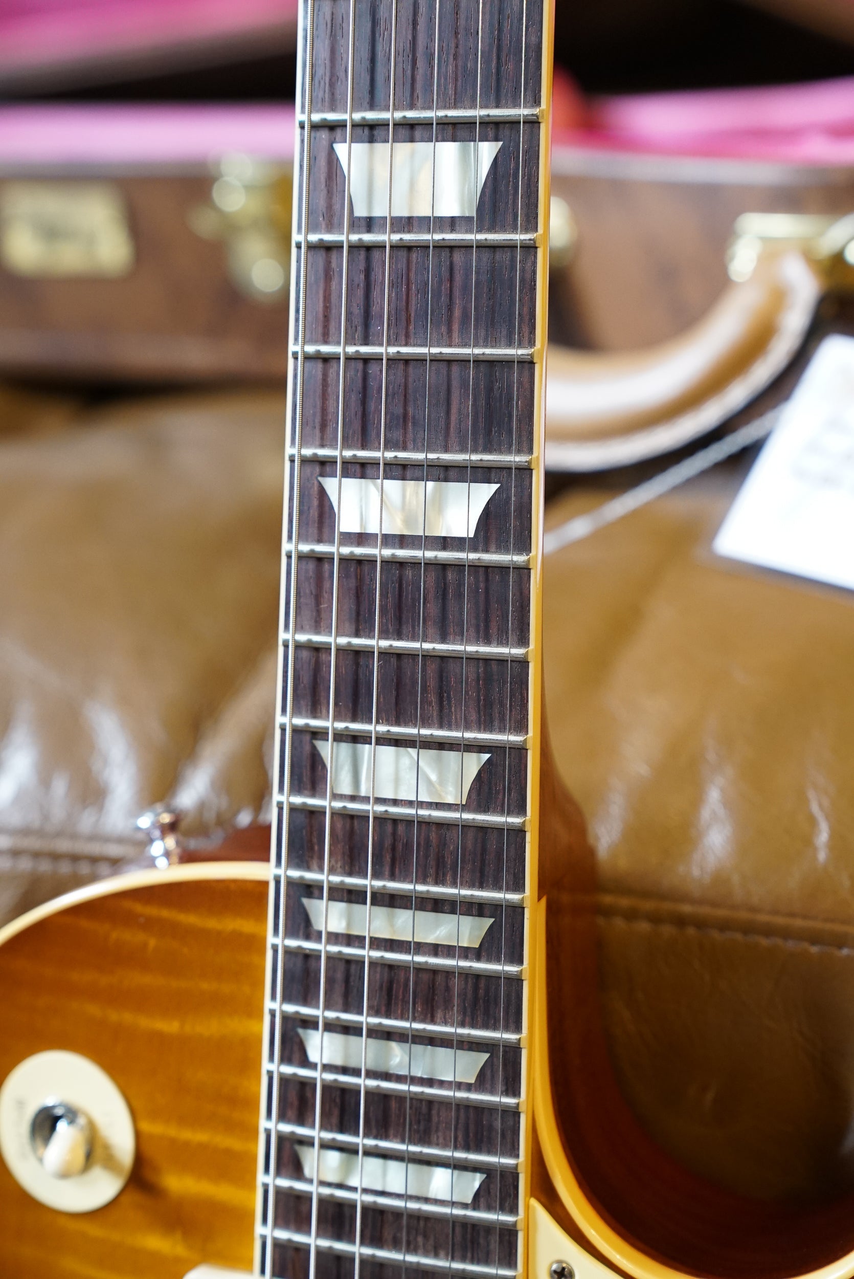 Gibson Custom Shop '59 Les Paul Standard Reissue, Ultra Light Back Upgrade - VOS Golden Poppy Burst