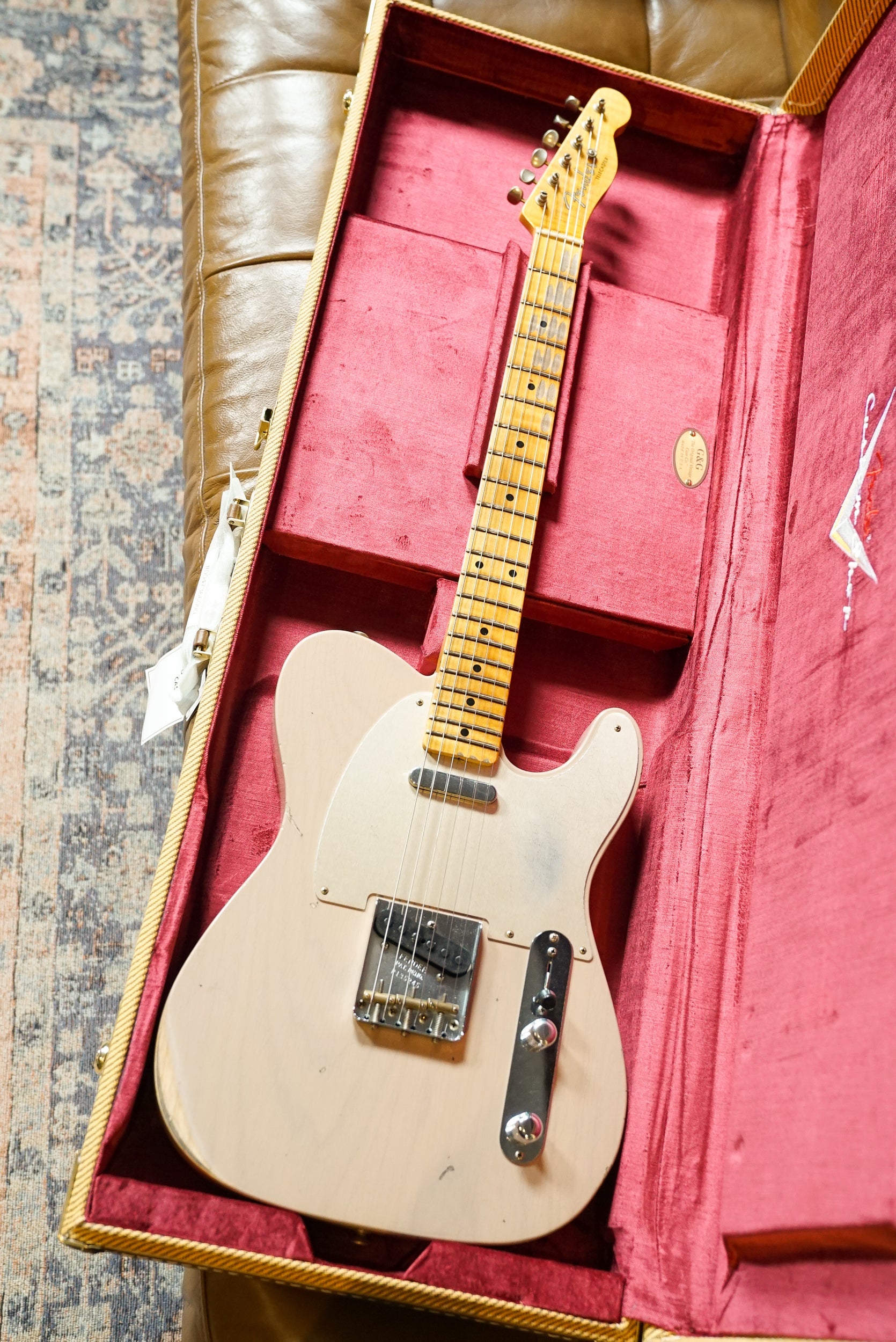Fender Custom Shop Limited Edition '53 Telecaster Relic - Dirty White Blonde