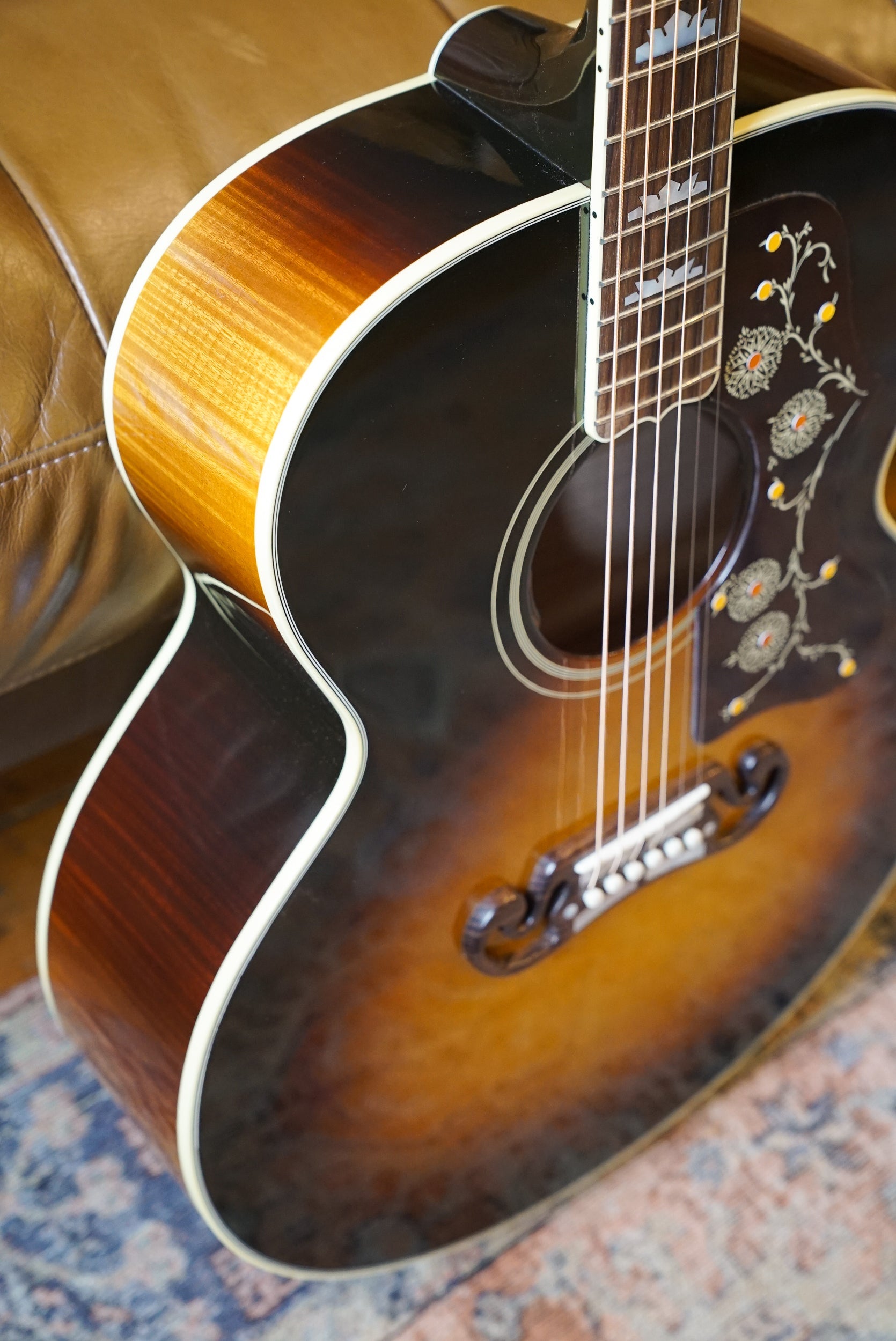 Gibson Custom SJ-200 Original Vintage Sunburst - AAAAA Flame Maple