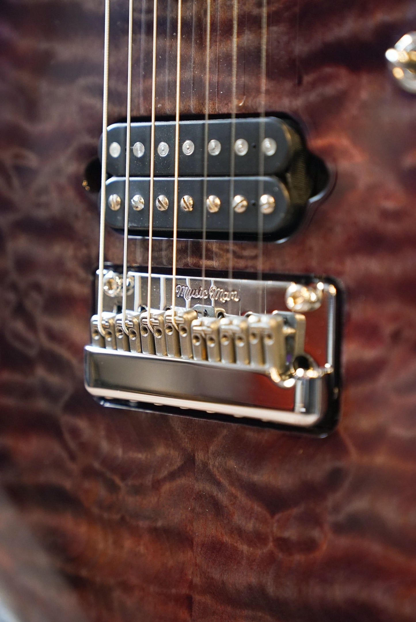 Music Man John Petrucci JP15 7-String - Purple Nebula Quilt Top
