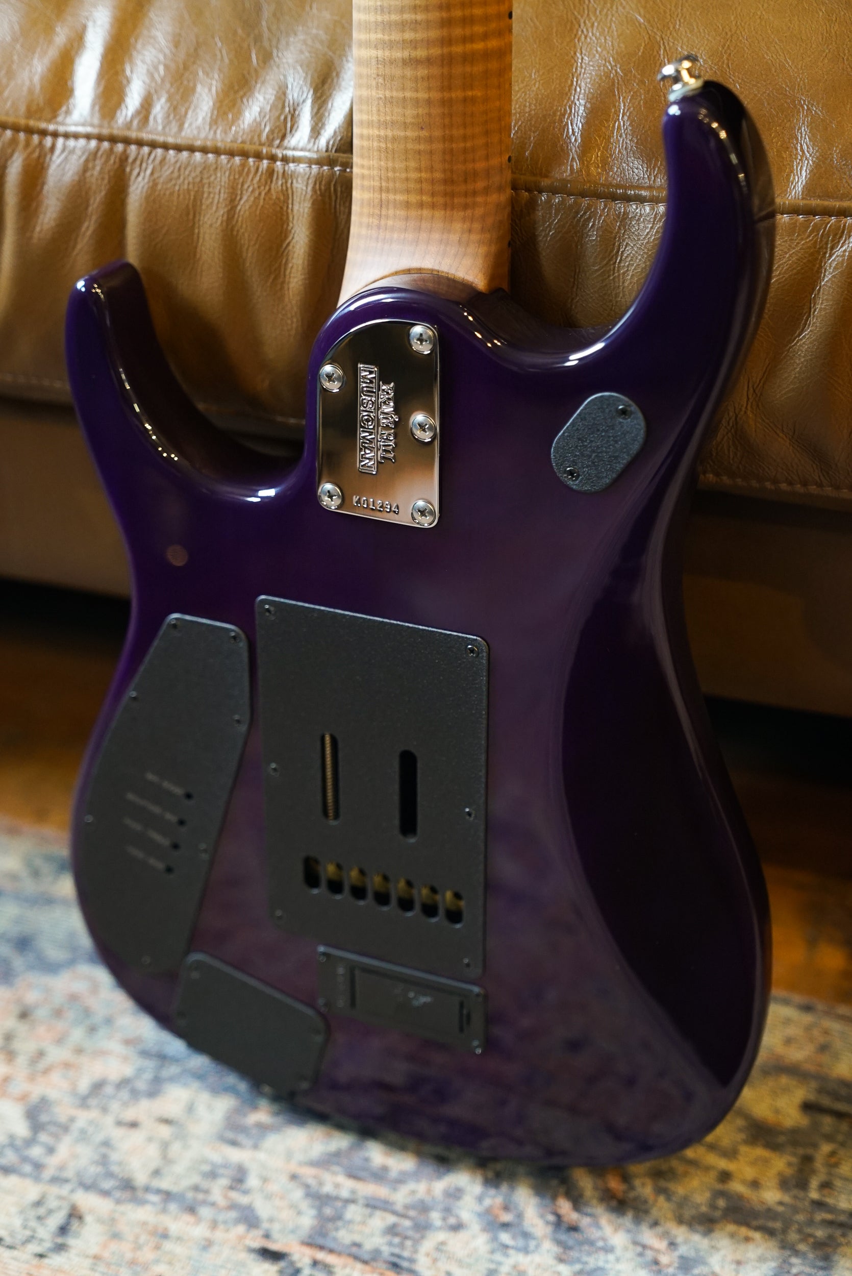 Music Man John Petrucci JP15 7-String - Purple Nebula Quilt Top