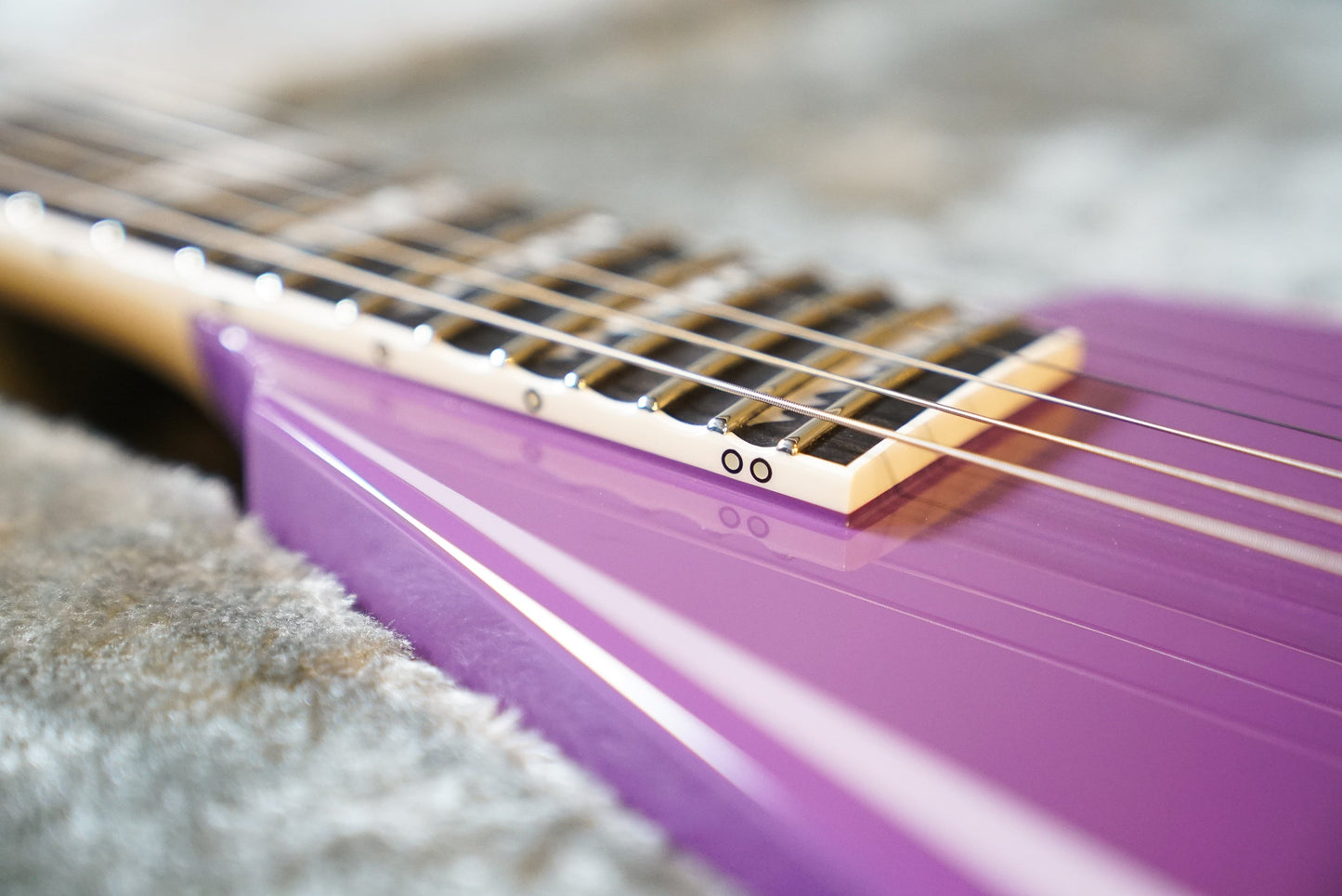 ESP Custom Shop Alexi Laiho Hexed - Purple w/ White Pinstripes