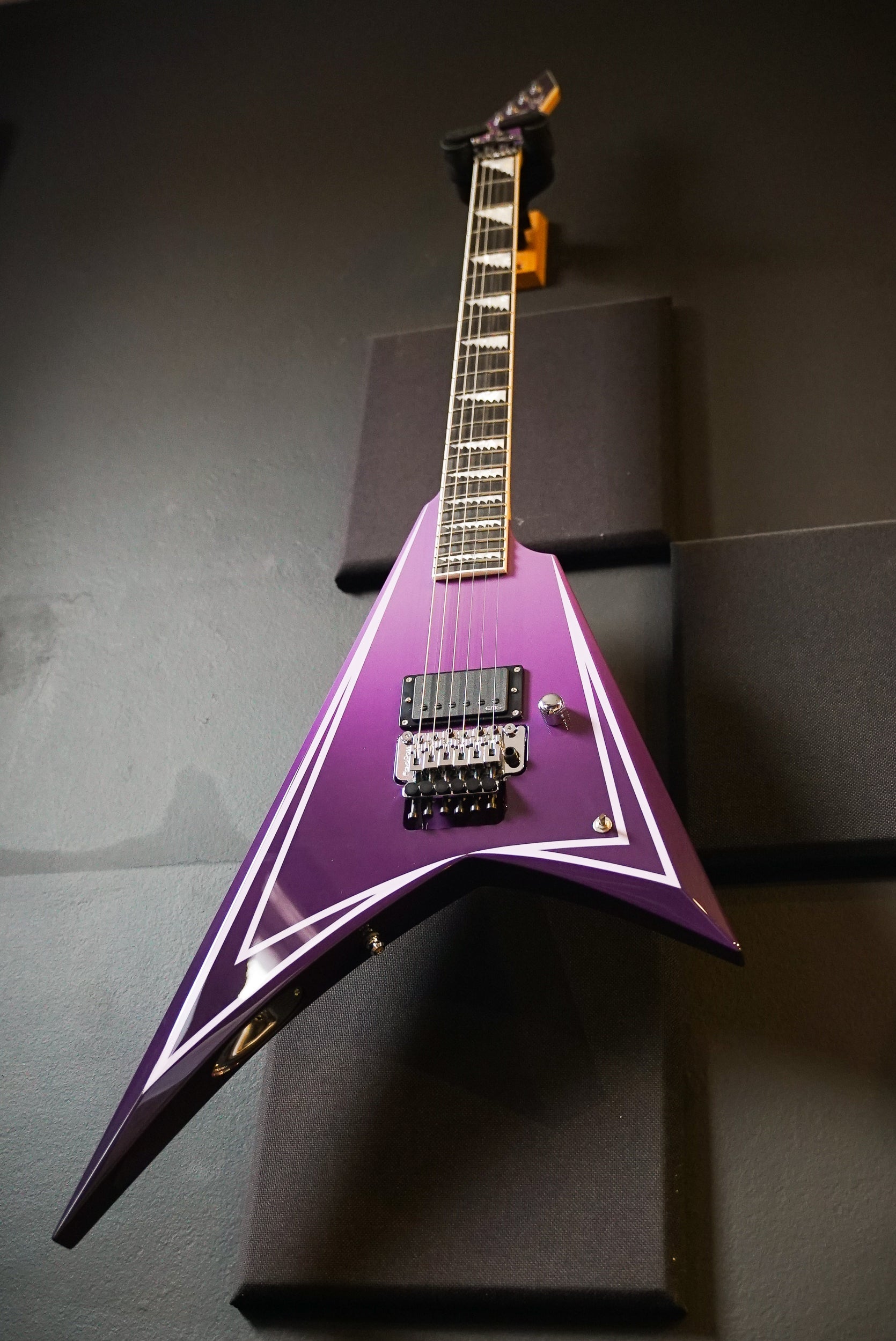 ESP Custom Shop Alexi Laiho Hexed - Purple w/ White Pinstripes