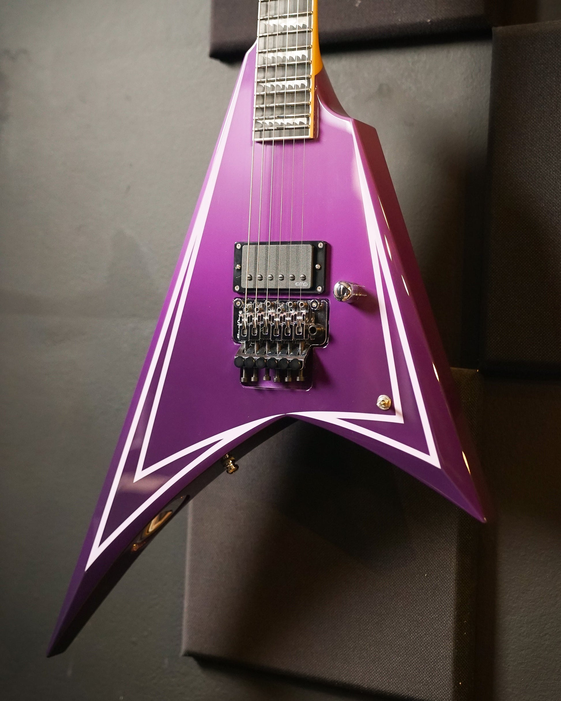 ESP Custom Shop Alexi Laiho Hexed - Purple w/ White Pinstripes