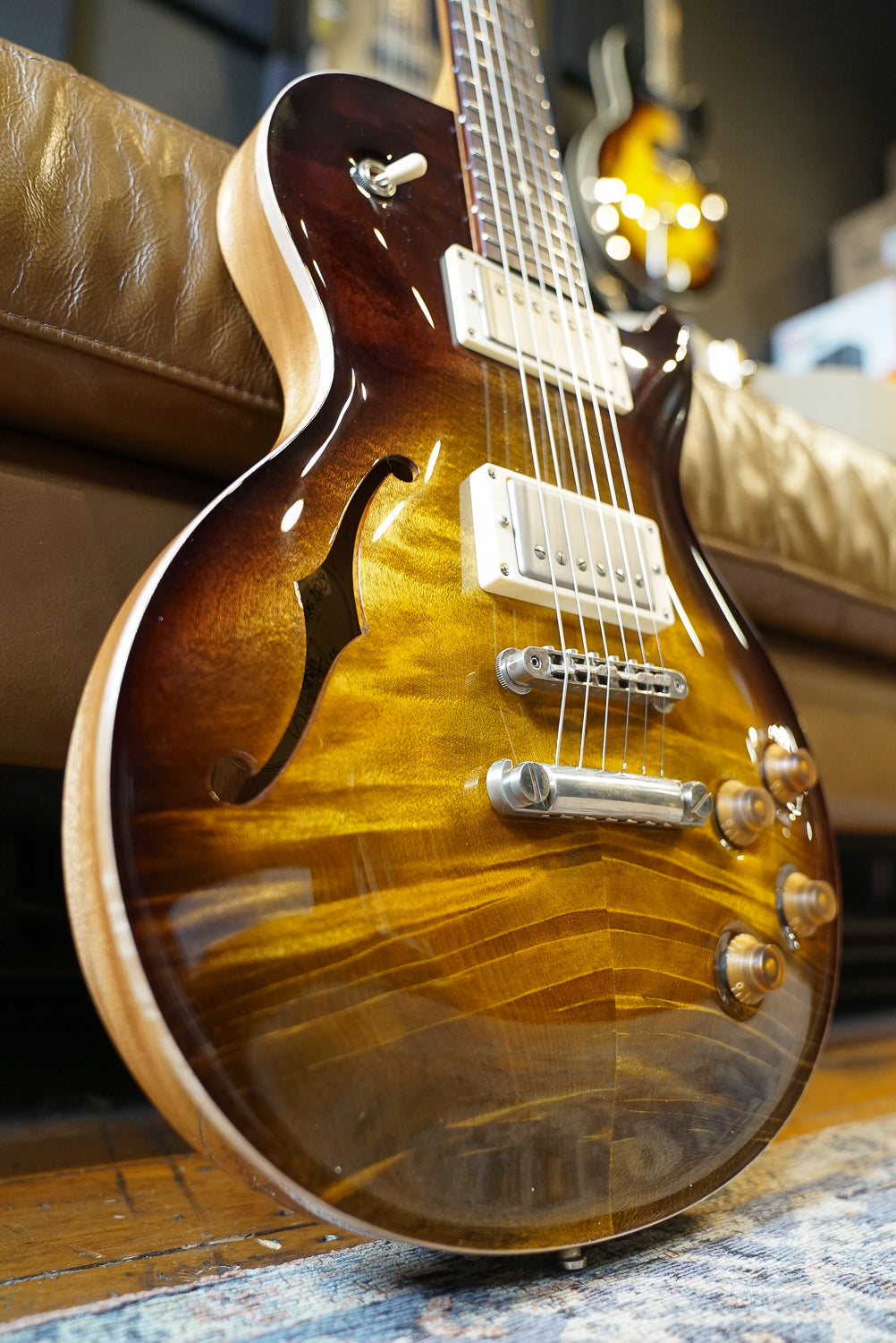 Nik Huber Orca - Semi-Hollow w/ F-Hole Upgrade, Custom Colour