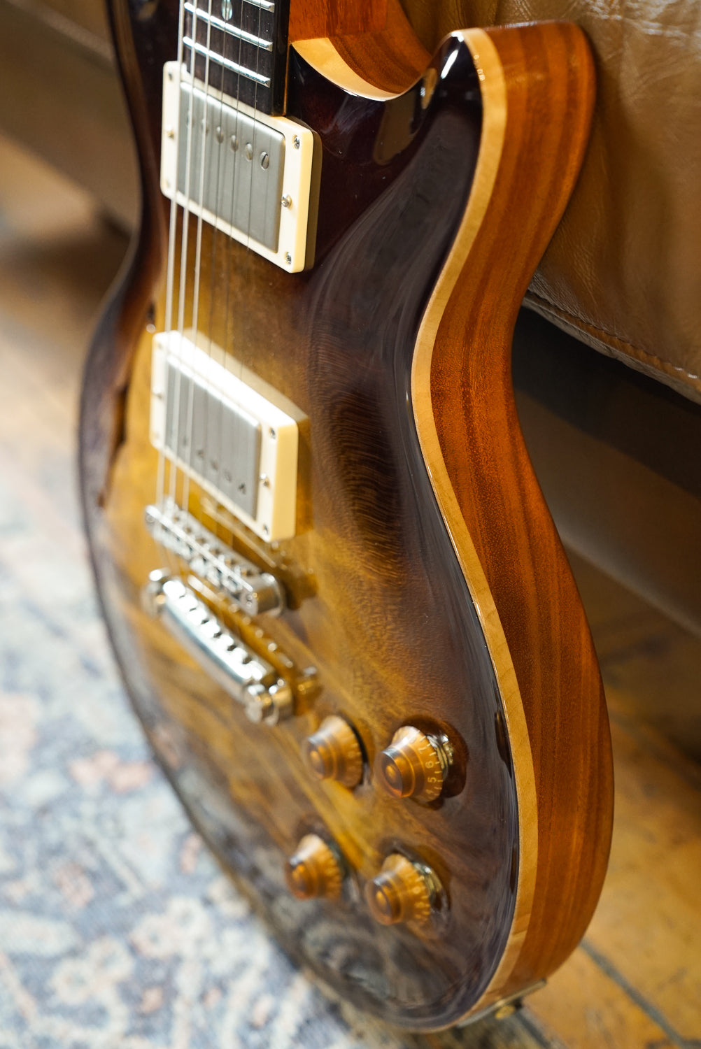Nik Huber Orca - Semi-Hollow w/ F-Hole Upgrade, Custom Colour